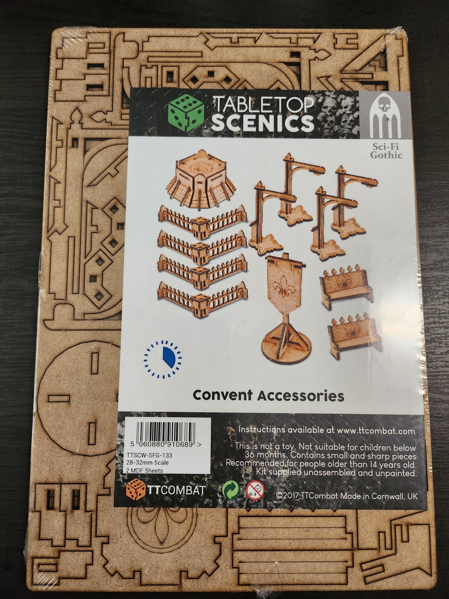 Sci-fi / Gothic Scenics Convent Accessories (*See Per Order Flat Rate Shipping)