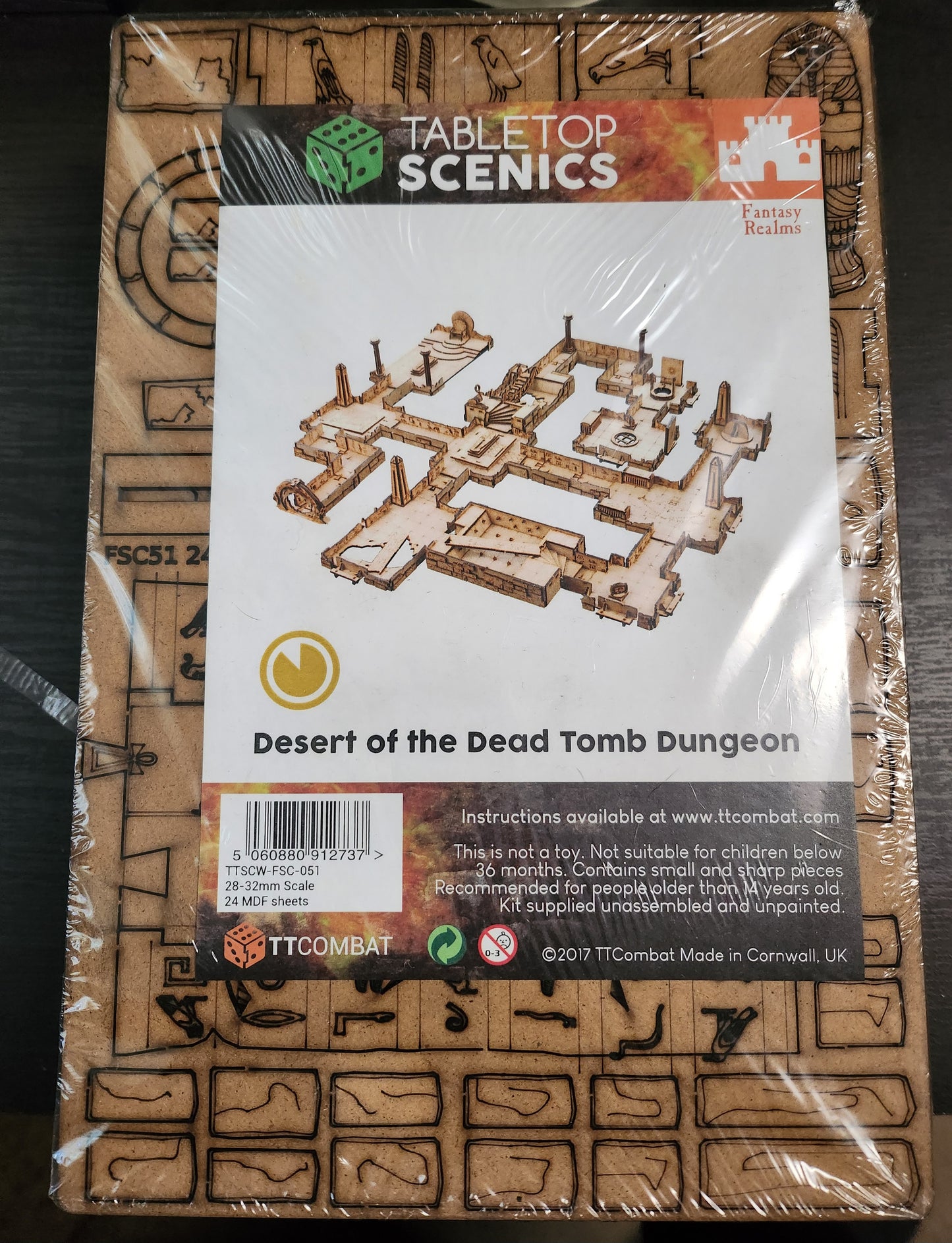 Fantasy Scenics Desert of the Tomb Dungeon (*See Per Order Flat Rate Shipping)