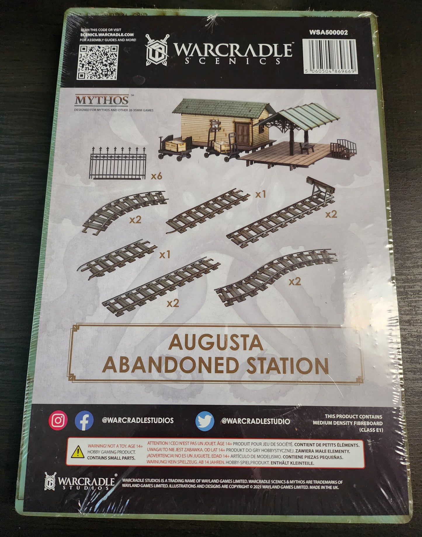 Warcradle Scenics Augusta Abandoned Station (*See Per Order Flat Rate Shipping)