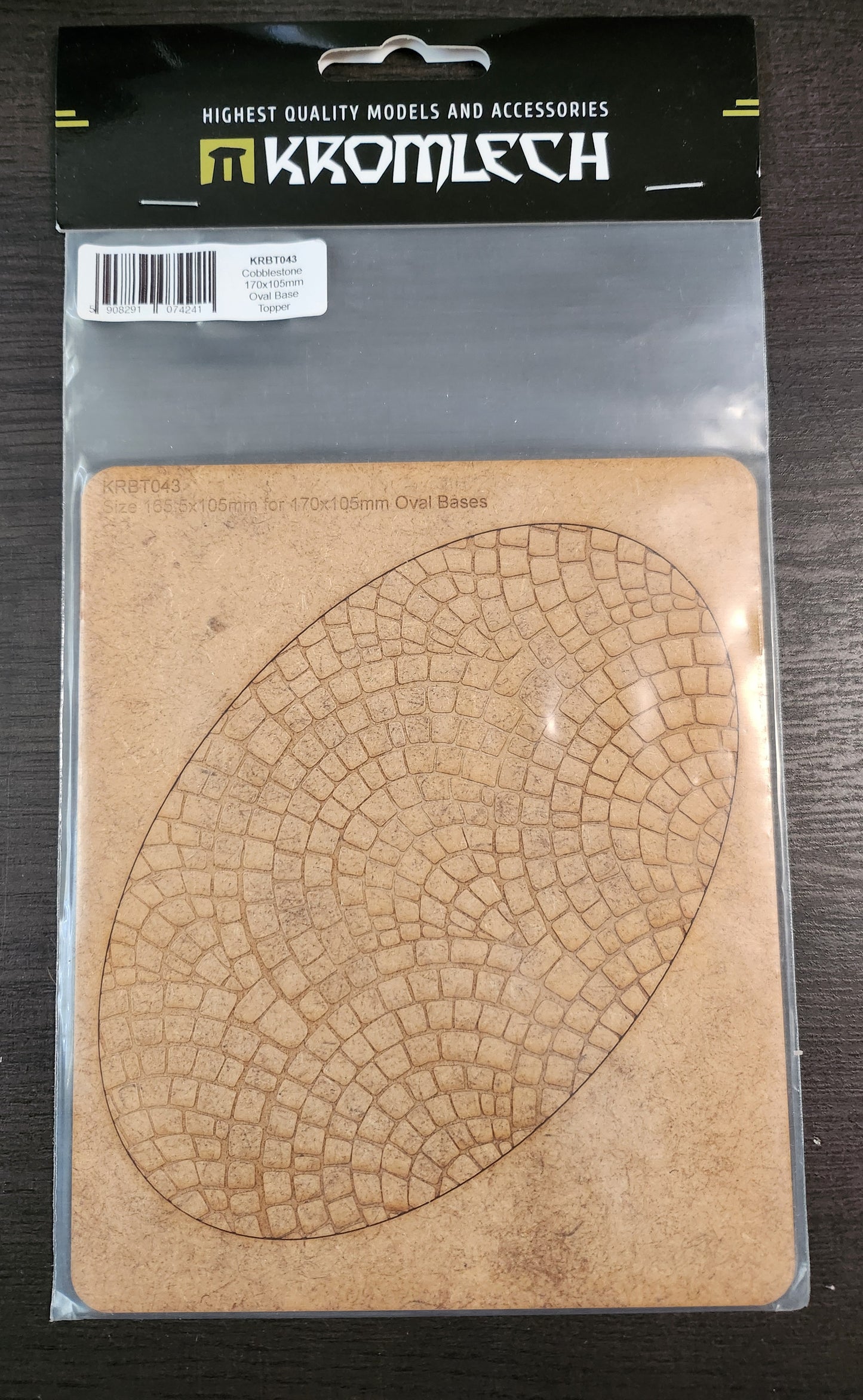 Kromlech Accessories Cobblestone 170x105mm Oval Base Topper (*See Per Order Flat Rate Shipping)