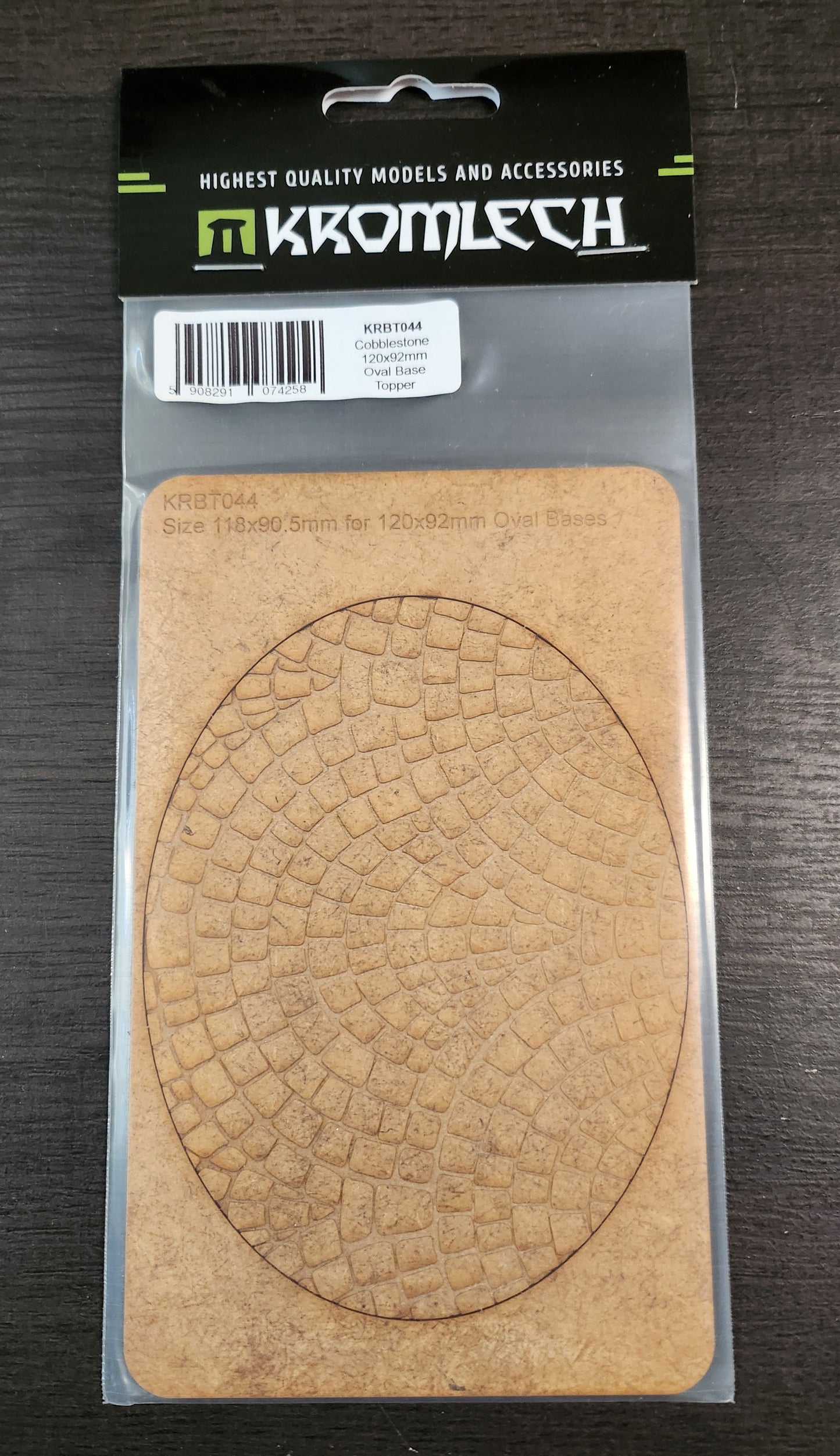 Kromlech Accessories Cobblestone 120x92mm Oval Base Topper (*See Per Order Flat Rate Shipping)