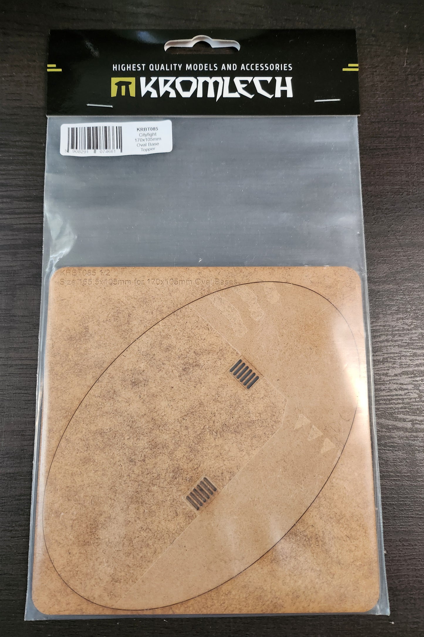 Kromlech Accessories Cityfight 170x105mm Oval Base Topper (*See Per Order Flat Rate Shipping)