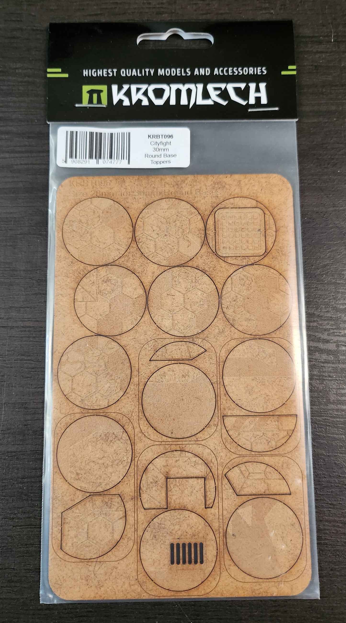 Kromlech Accessories Cityfight 30mm Round Base Topper (*See Per Order Flat Rate Shipping)