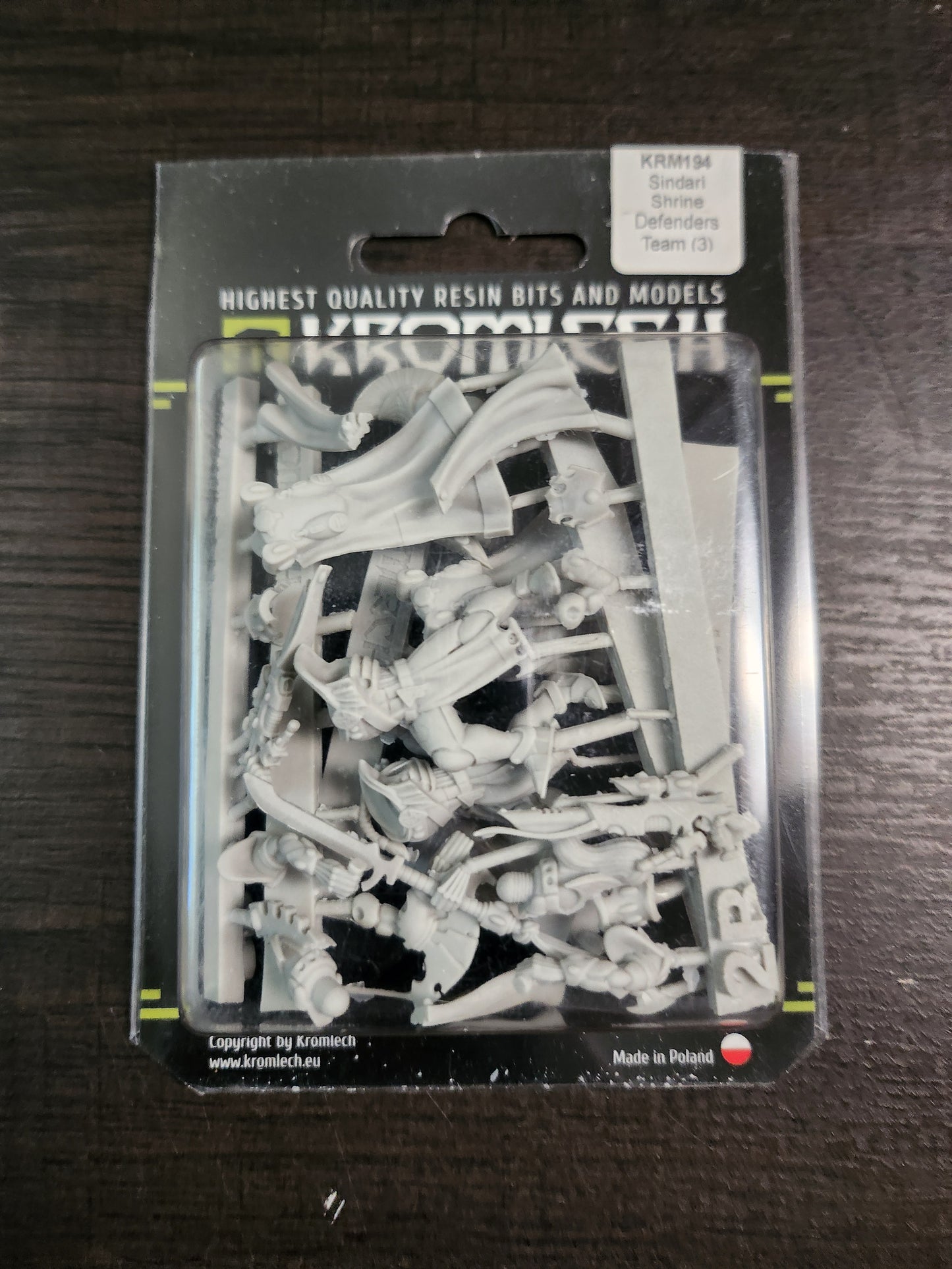 Kromlech Miniatures Sindari Shrine Defender Team (3) (*See Per Order Flat Rate Shipping)