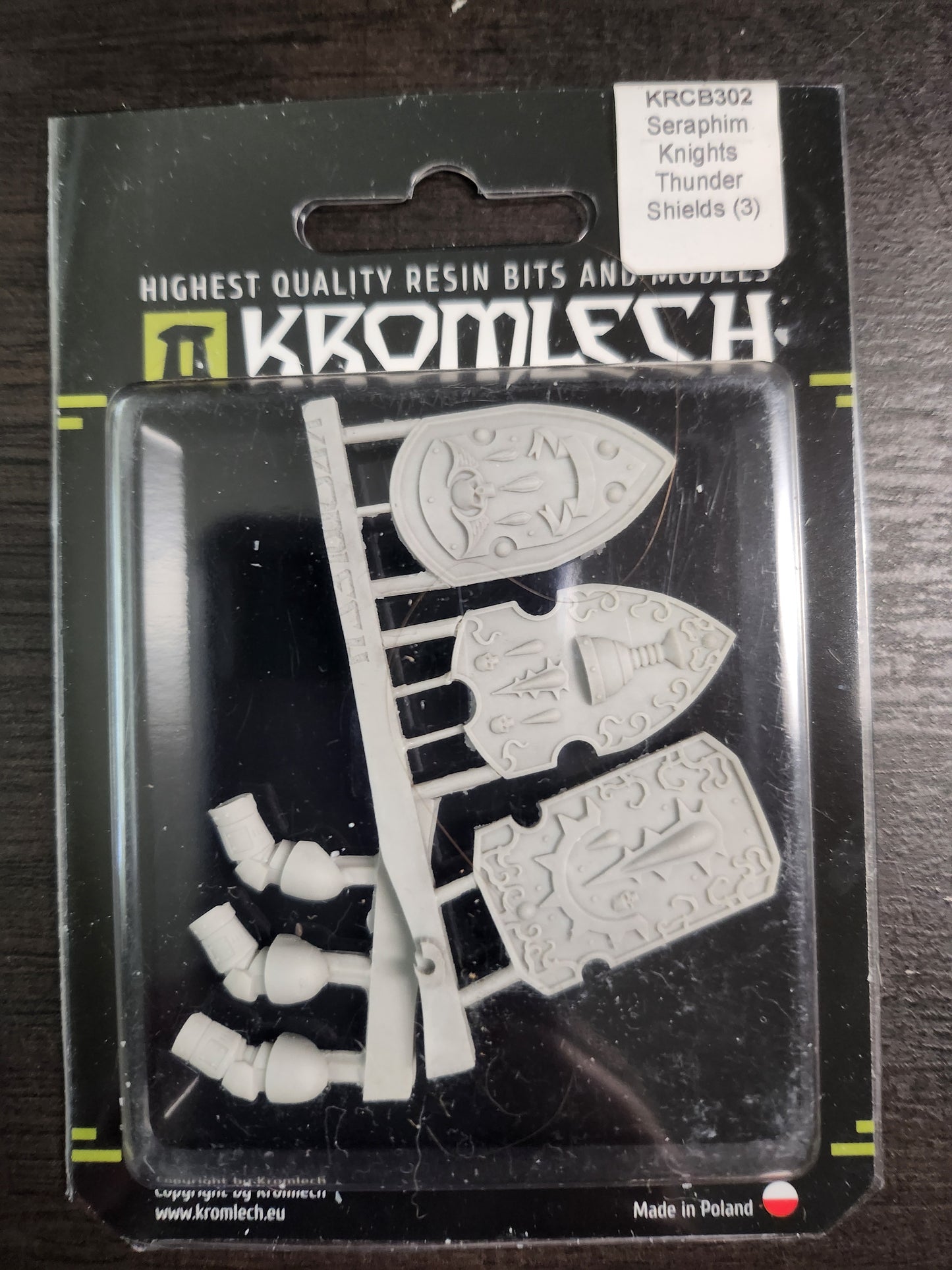 Kromlech Conversion Bitz Seraphim Knight Thunder Shields (3) (*See Per Order Flat Rate Shipping)