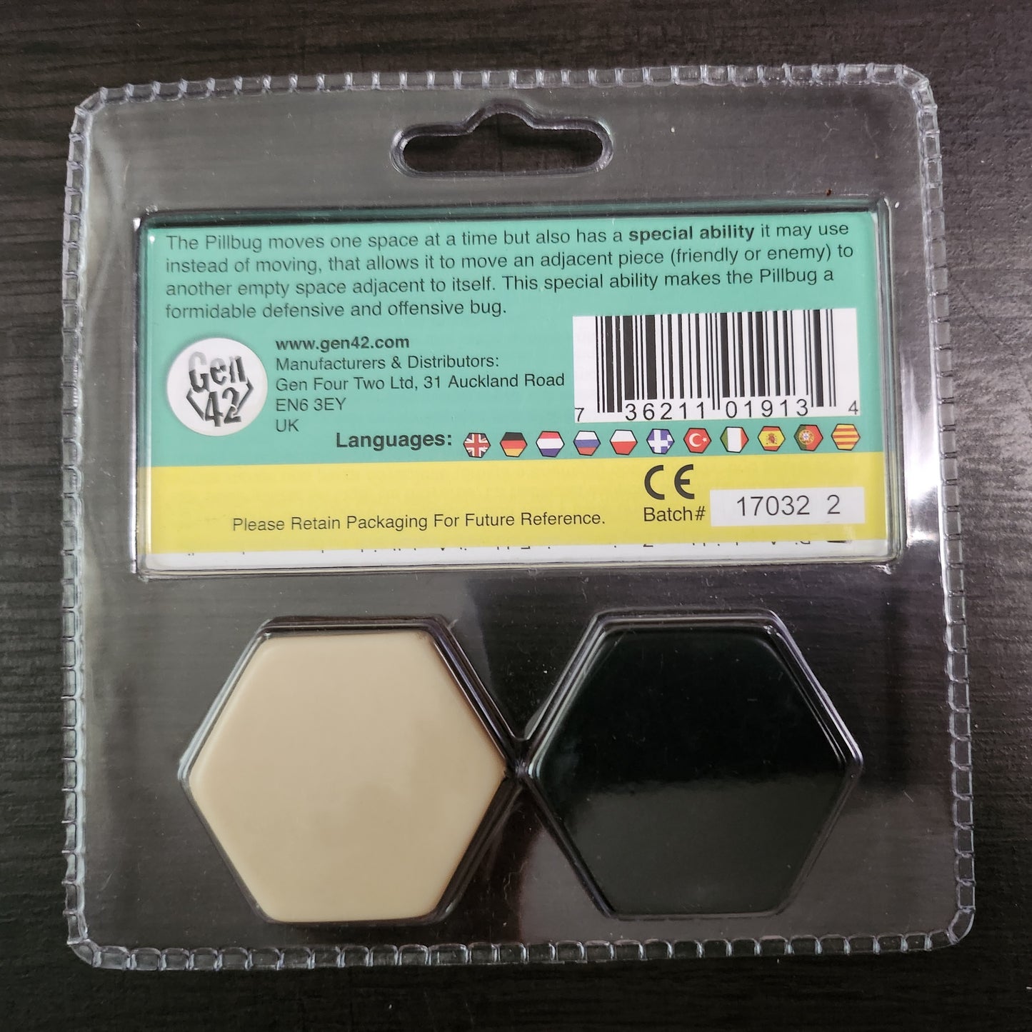 Hive The Pillbug Standard Only Expansion (*See Per Order Flat Rate Shipping)