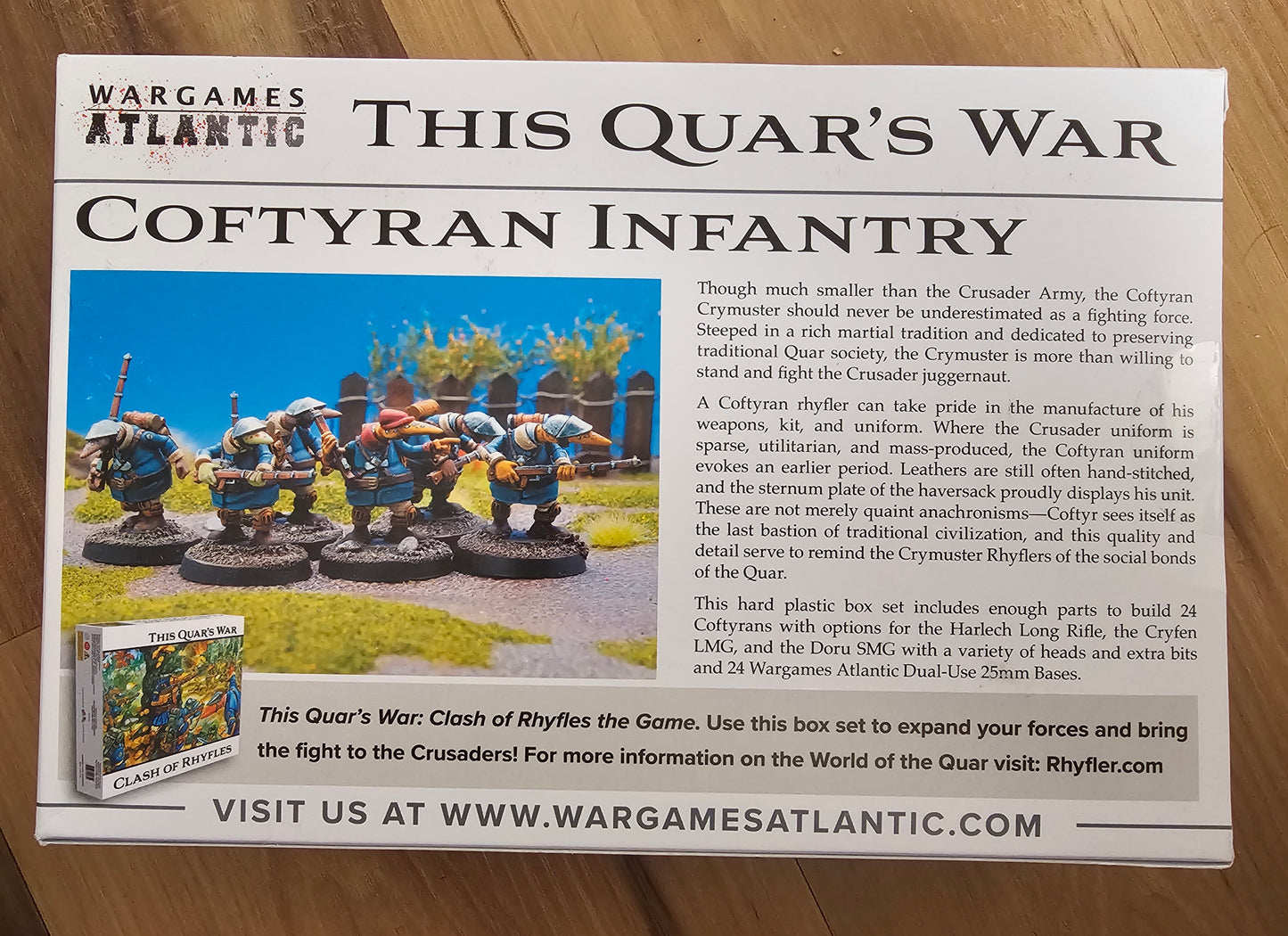 Wargames Atlantic This Quar's Wars Coftyran Infantry (*See Per Order Flat Rate Shipping)