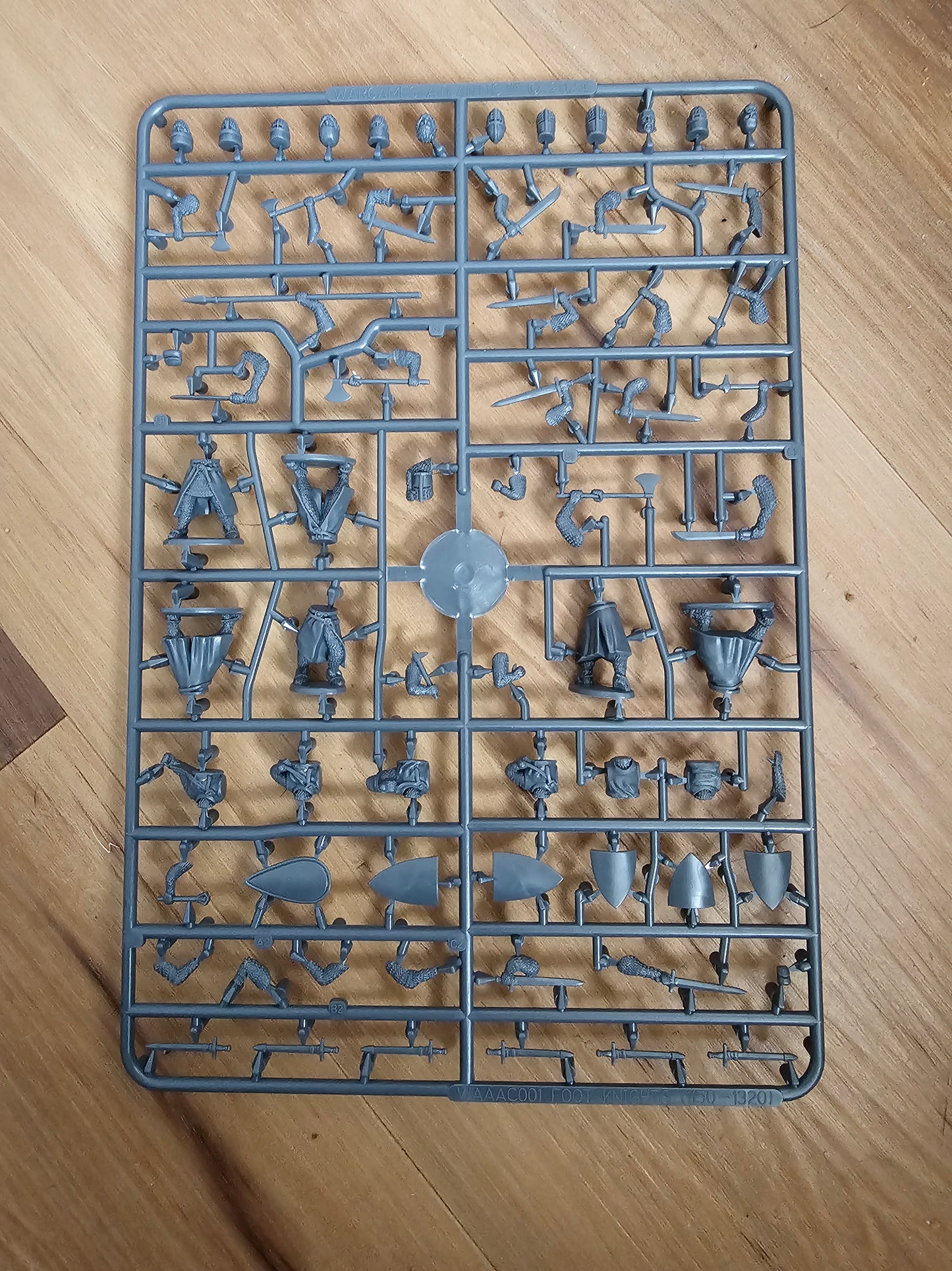 Wargames Atlantic Age of Chivalry Foot Knight (Single Sprue) (*See Per Order Flat Rate Shipping