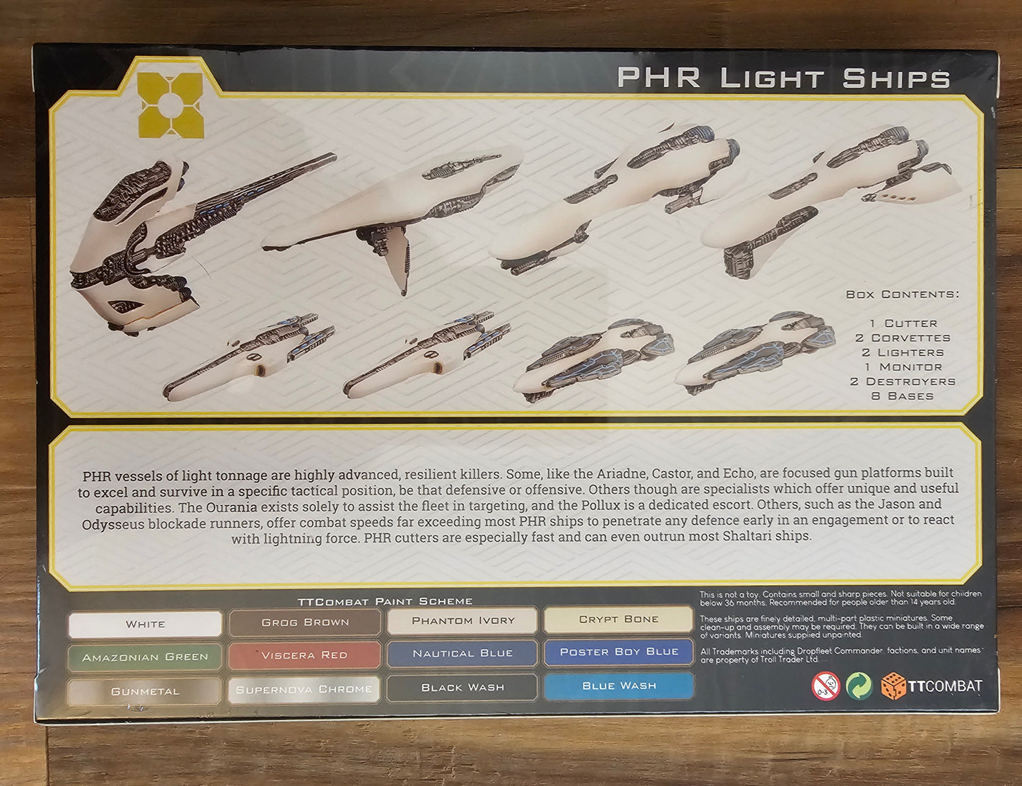 Dropfleet Commander PHR Light Ships (*See Per Order Flat Rate Shipping)