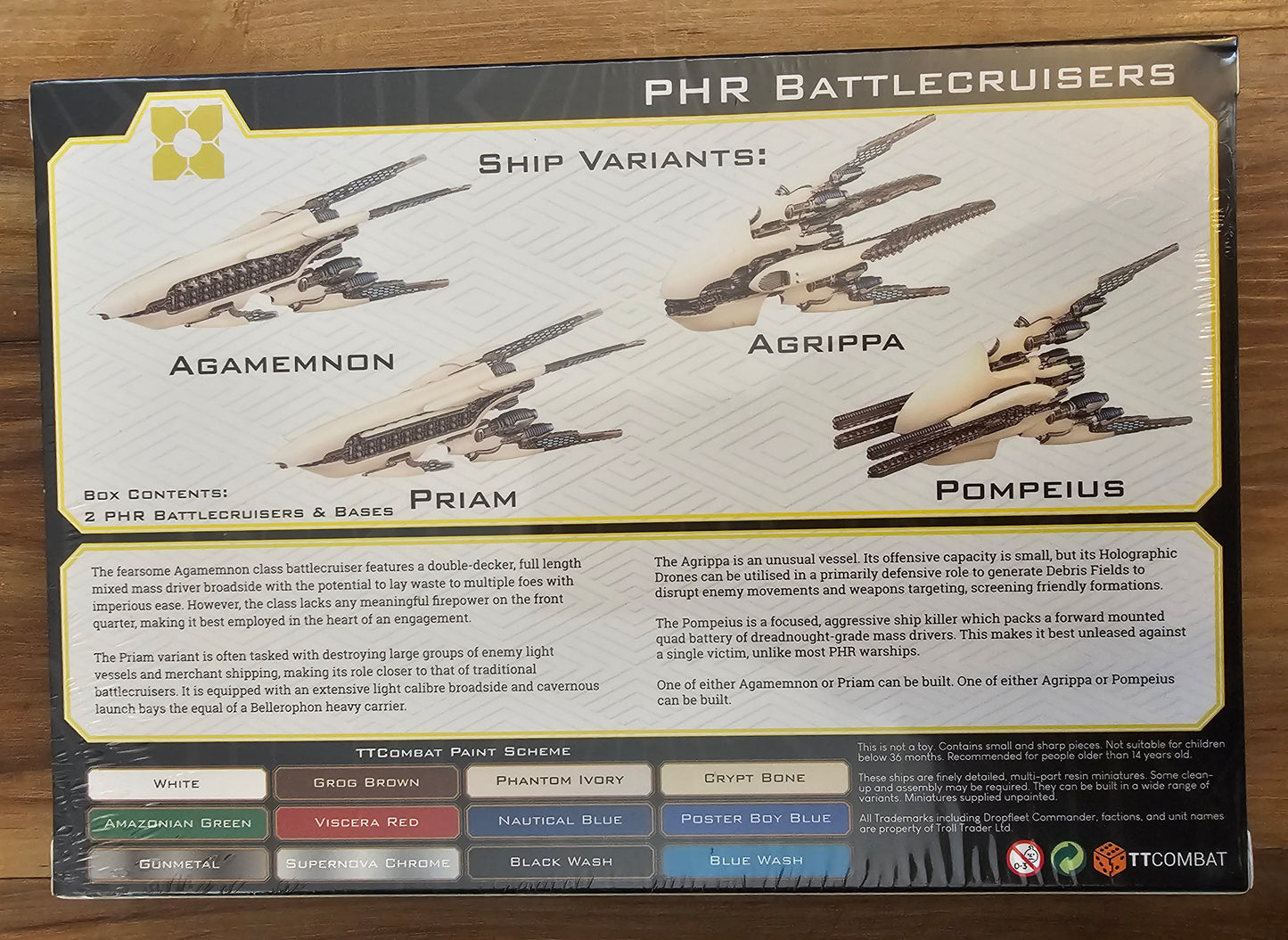 Dropfleet Commander PHR Battlecruisers (*See Per Order Flat Rate Shipping)