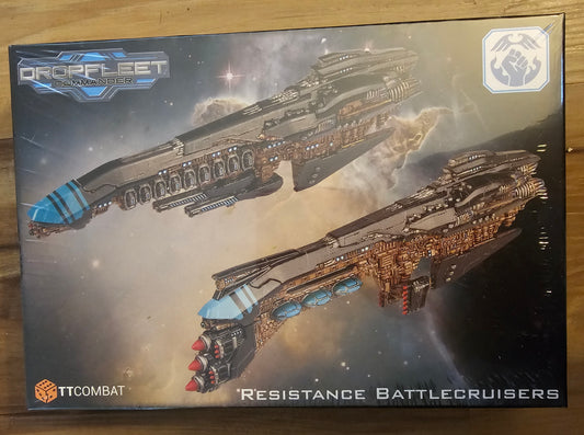 Dropfleet Commander Resistance Battlecruisers (*See Per Order Flat Rate Shipping)