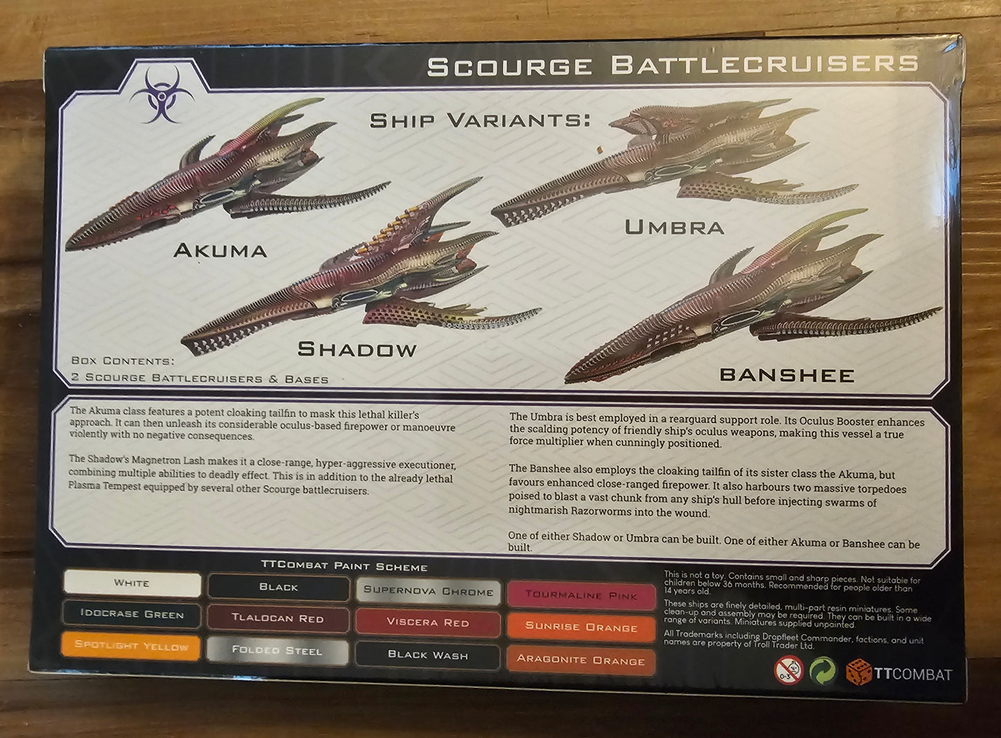 Dropfleet Commander Scourge Battlecruisers (*See Per Order Flat Rate Shipping)