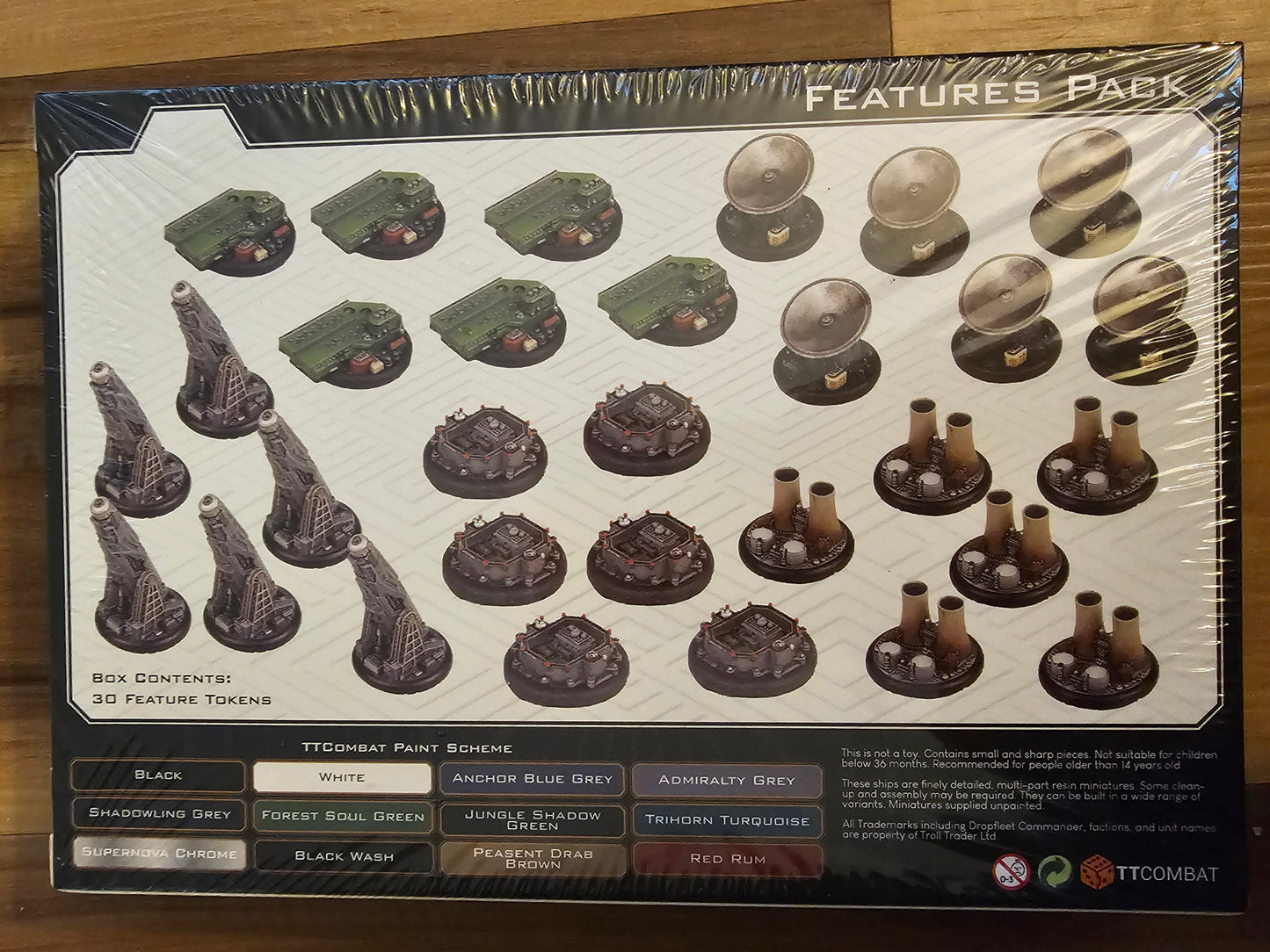 Dropfleet Commander Fetures Pack (*See Per Order Flat Rate Shipping)