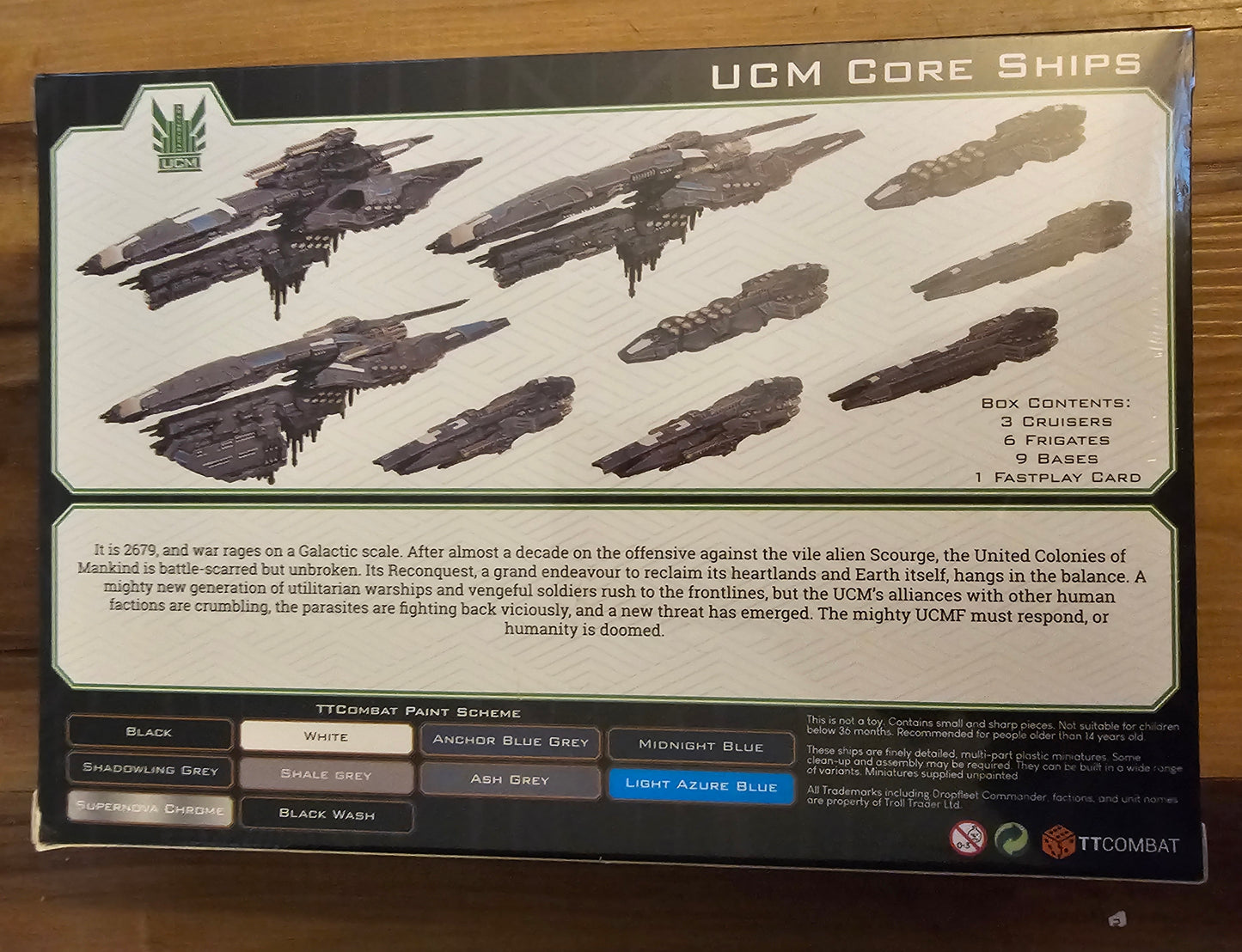 Dropfleet Commander UCM Core Ships (*See Per Order Flat Rate Shipping)
