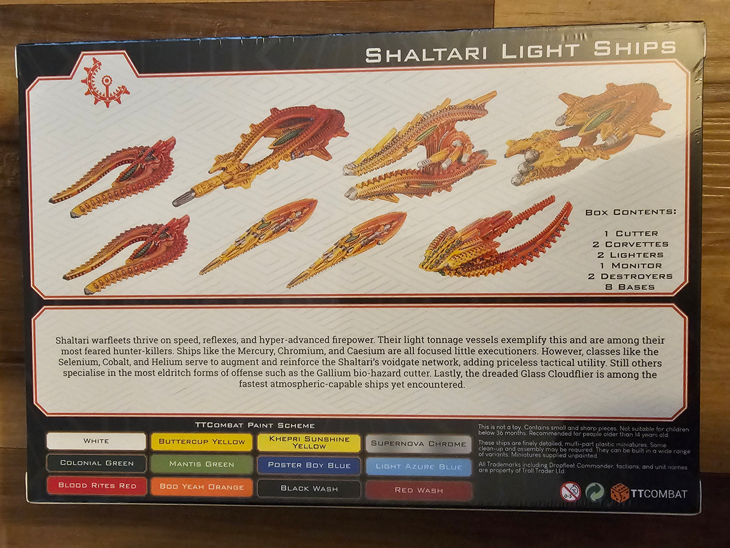 Dropfleet Commander Shaltari Light Ships (*See Per Order Flat Rate Shipping)