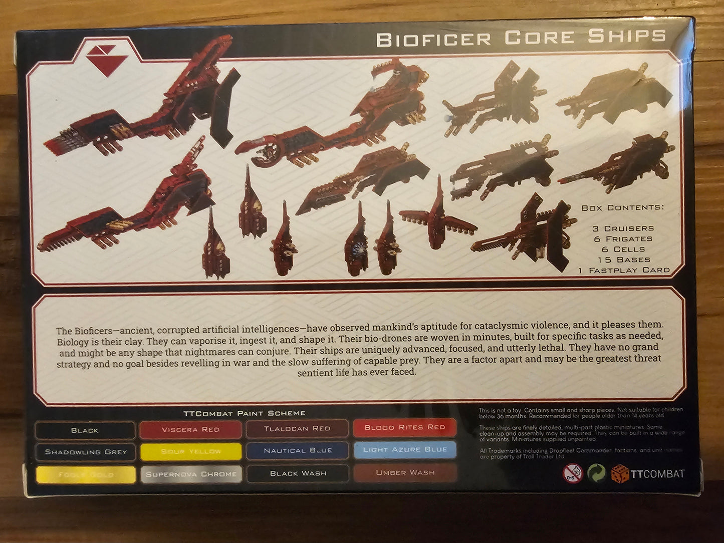 Dropfleet Commander Bioficer Core Ships (*See Per Order Flat Rate Shipping)