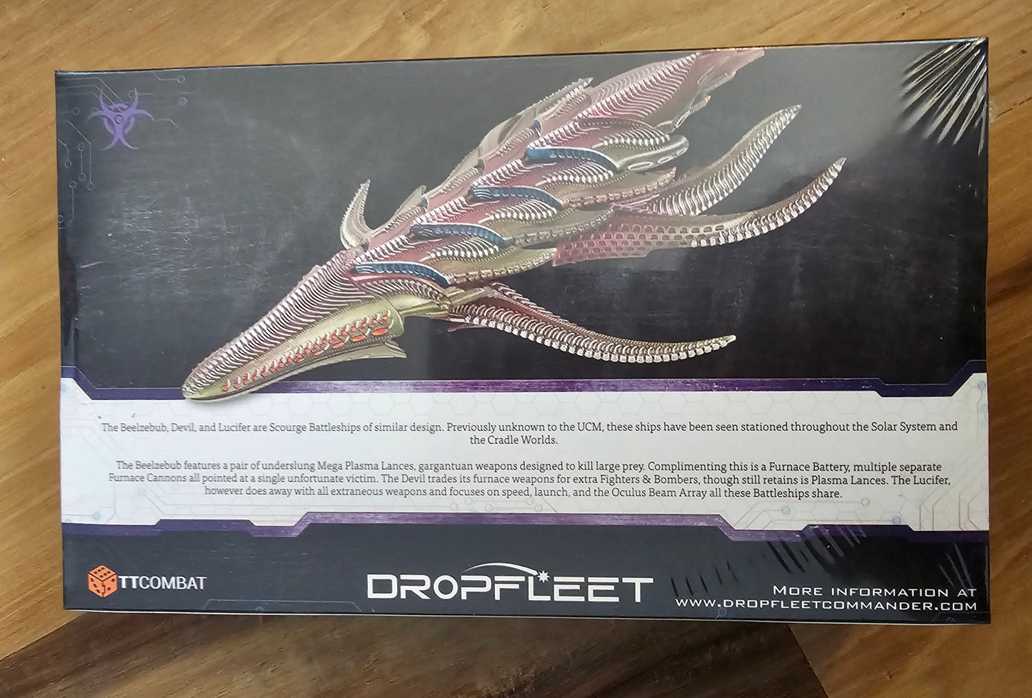 Dropfleet Commander Scourge Beelzebub Battleship (*See Per Order Flat Rate Shipping)