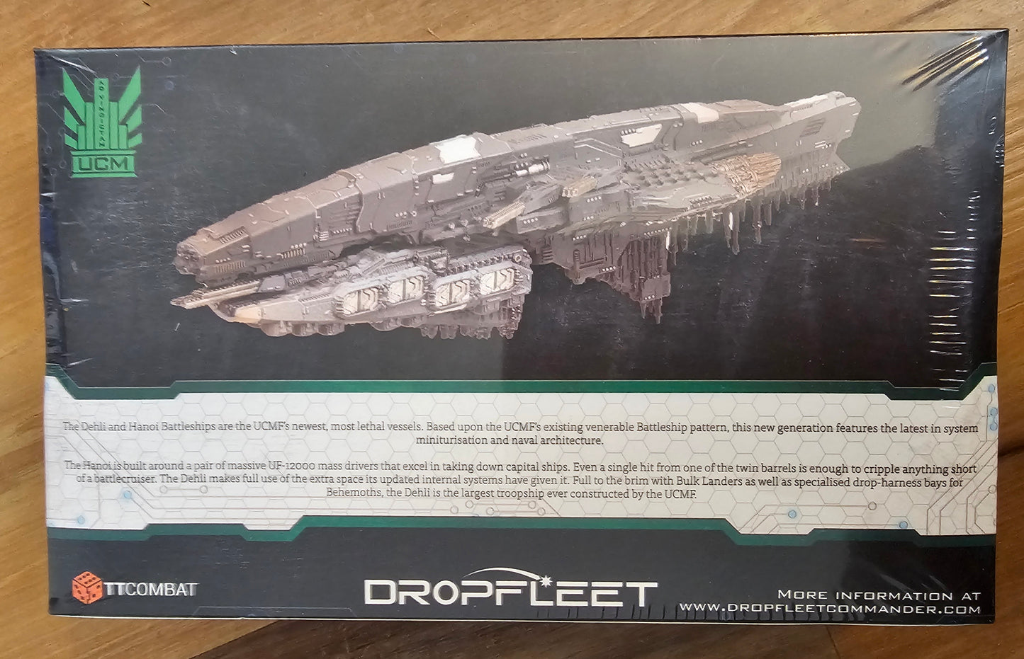 Dropfleet Commander UCM Hanoi Battleship (*See Per Order Flat Rate Shipping)