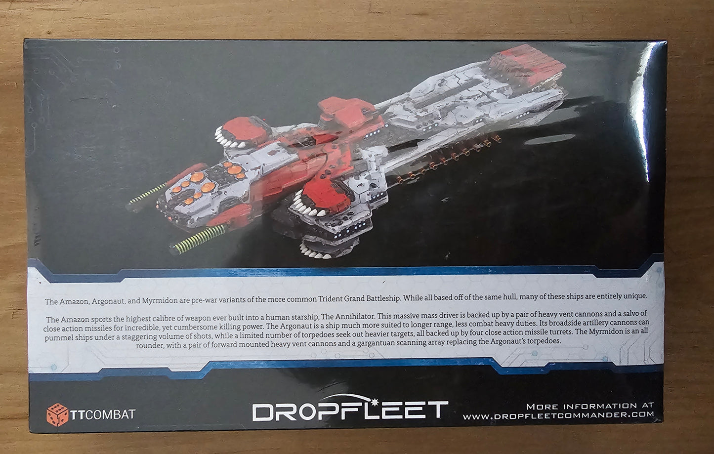 Dropfleet Commander Resistance Amazon Battleship (*See Per Order Flat Rate Shipping)