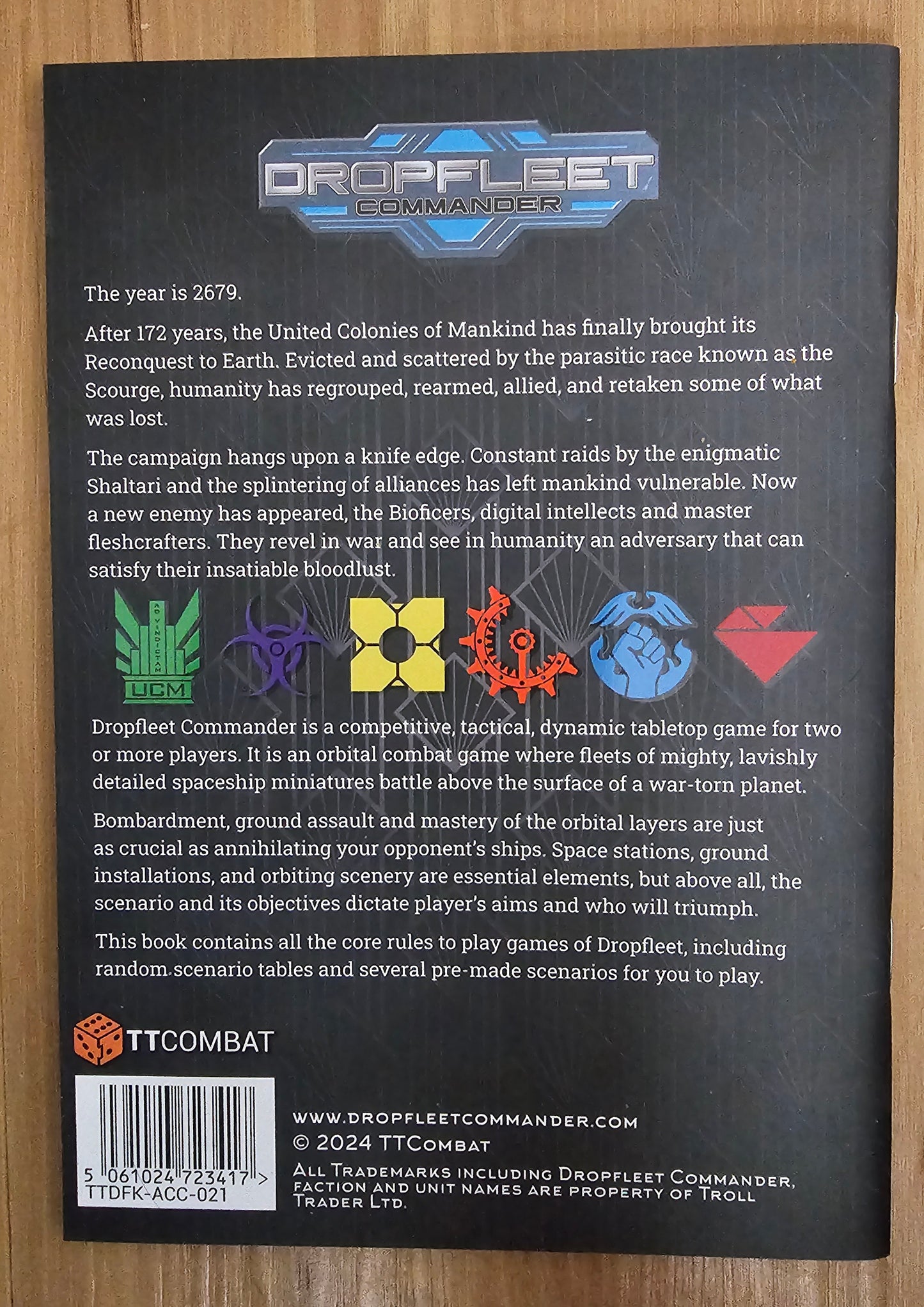 Dropfleet Commander Rulebook (*See Per Order Flat Rate Shipping)