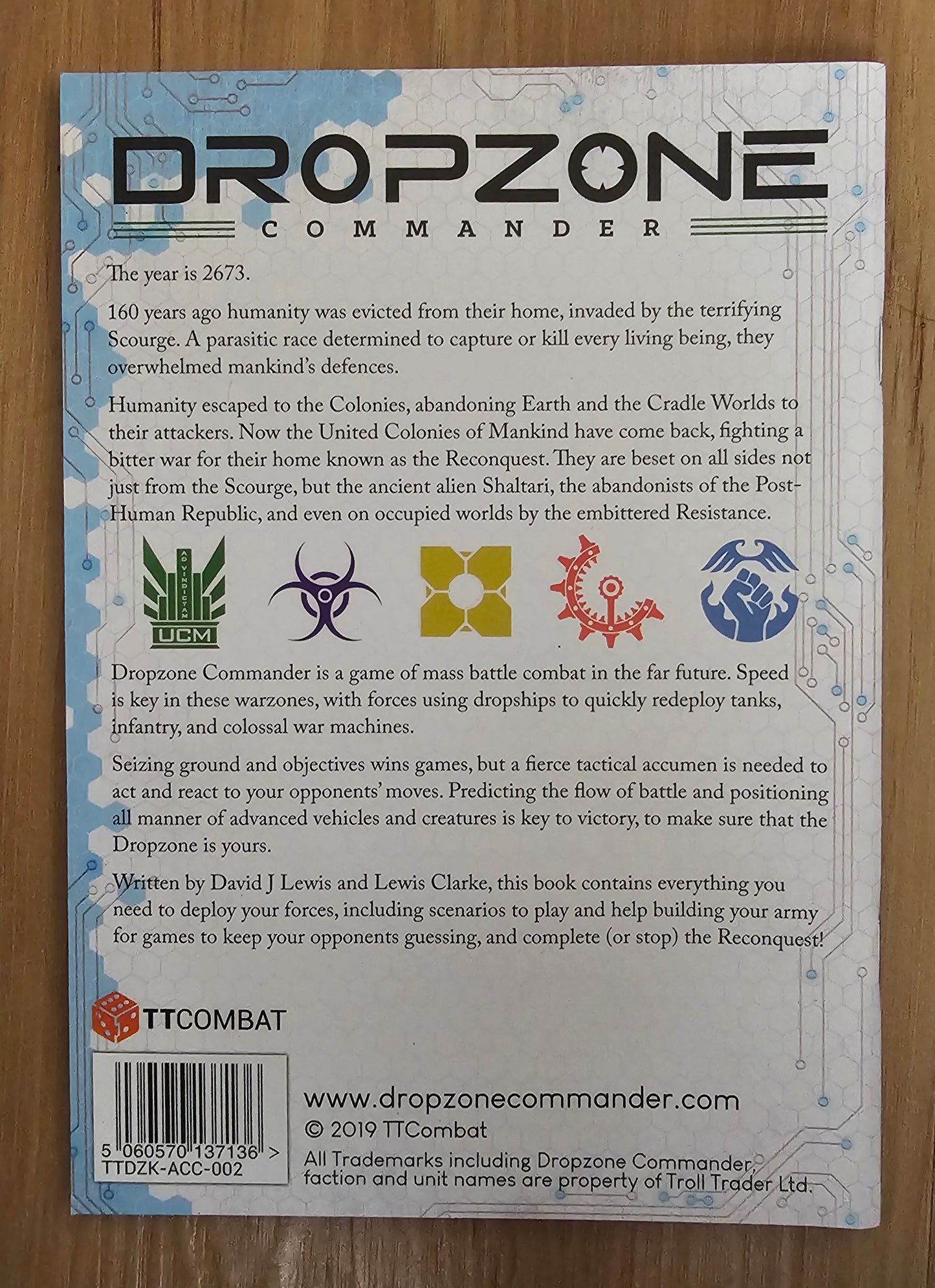 Dropzone Commander Rulebook (*See Per Order Flat Rate Shipping)