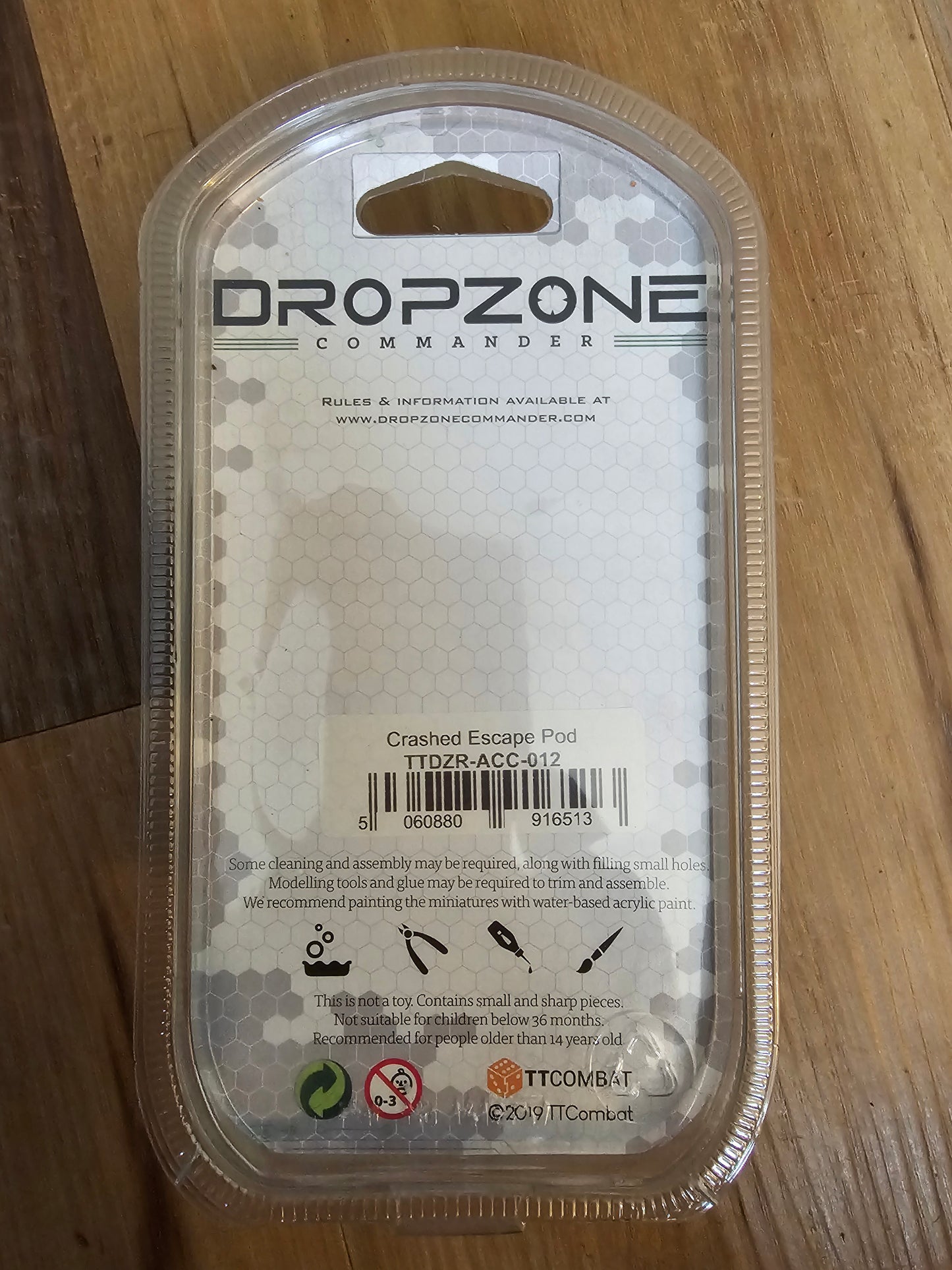 Dropzone Commander Crashed Escape Pod (*See Per Order Flat Rate Shipping)