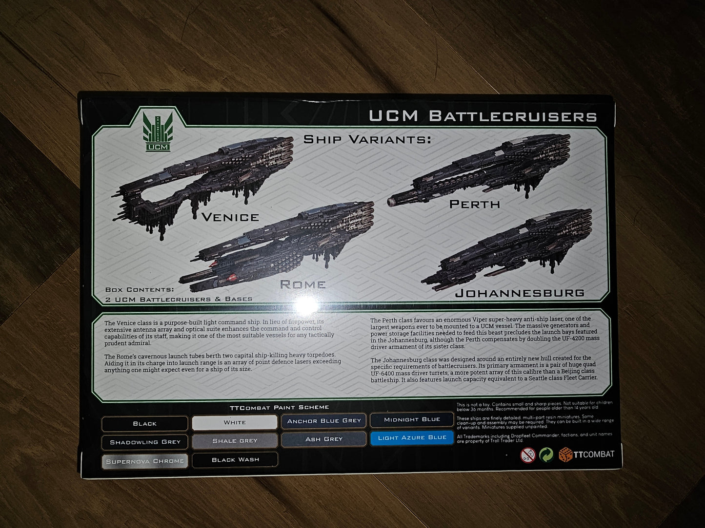 Dropfleet Commander UCM Battlecruisers (*See Per Order Flat Rate Shipping)