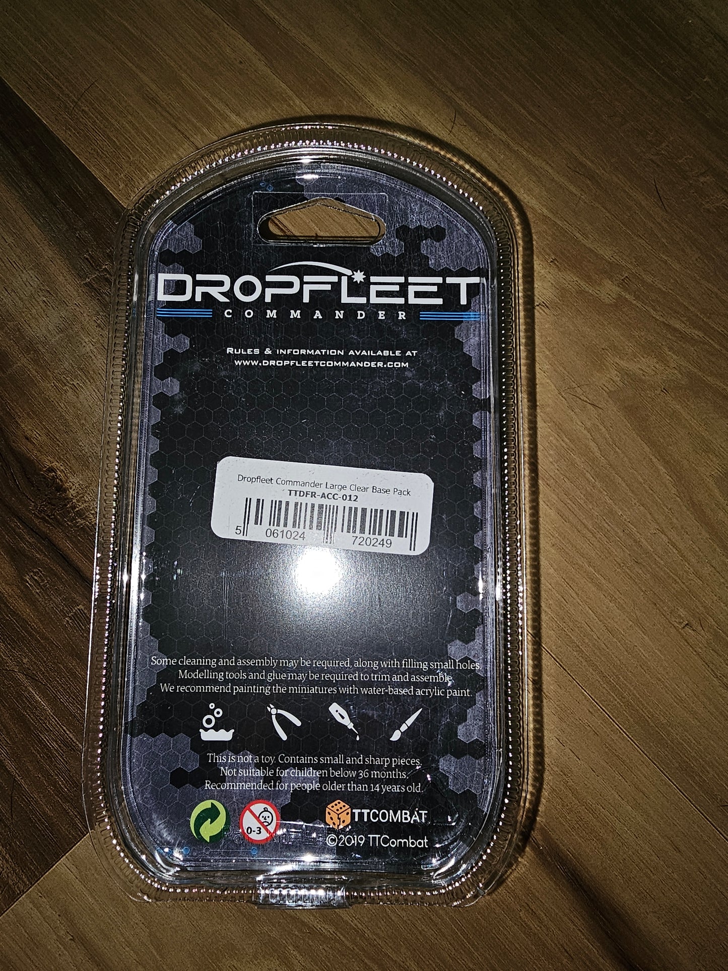 Dropfleet Commander Large Clear Base Pack (*See Per Order Flat Rate Shipping)