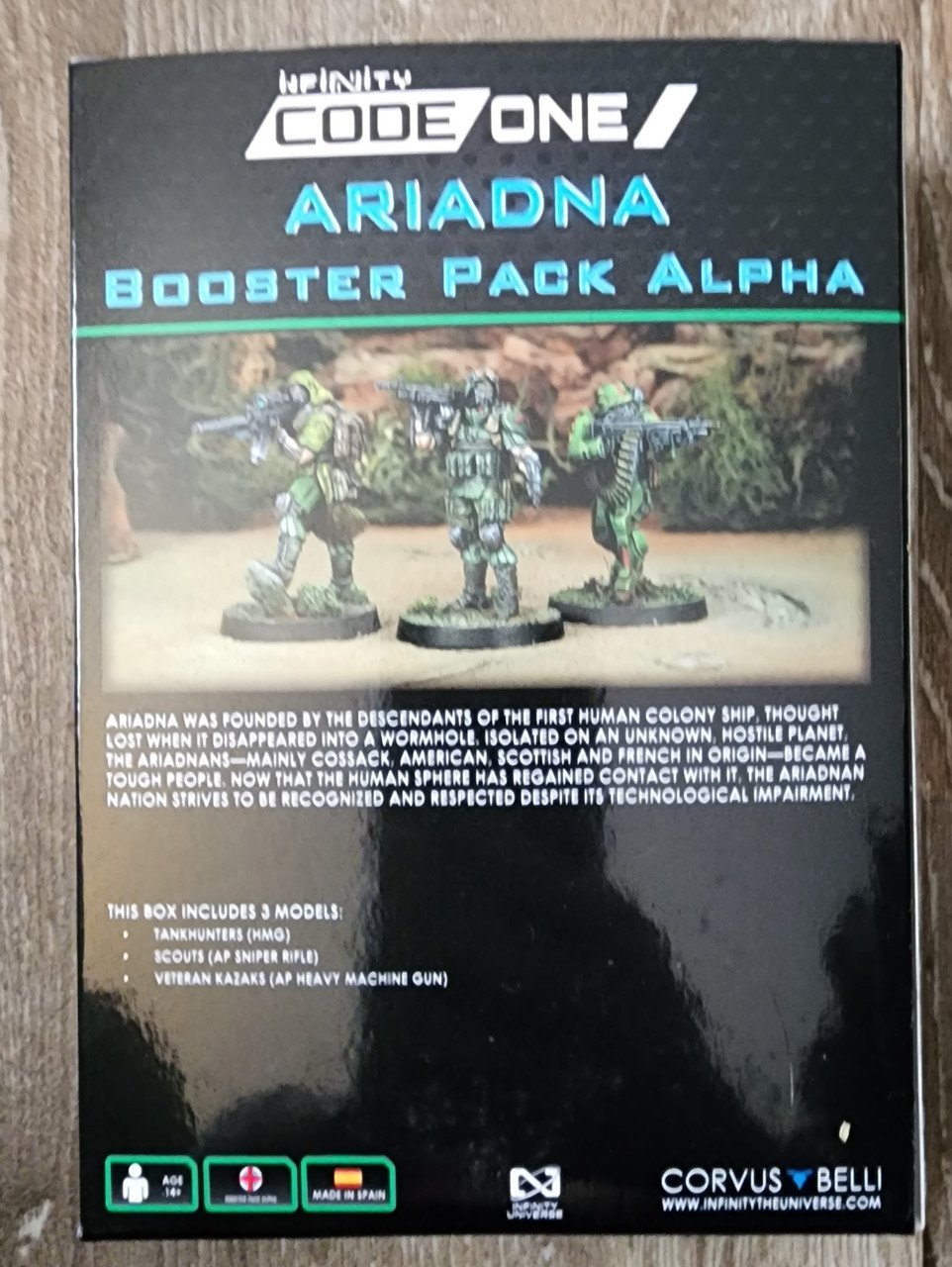 Infinity CodeOne Ariadna Booster Pack Alpha (*See Per Order Flat Rate Shipping)