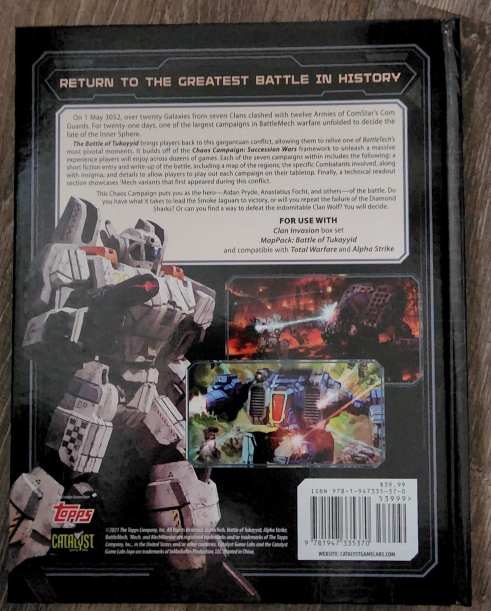 Classic BattleTech Battle of Tukayyid (*See Per Order Flat Rate Shipping)
