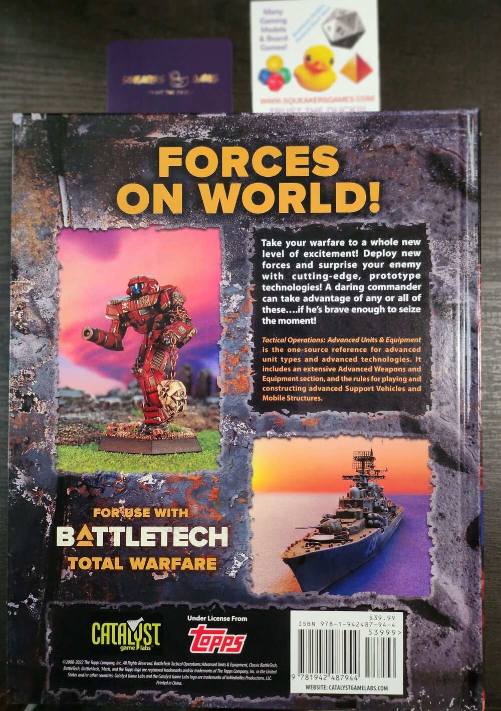 BATTLETECH: TACTICAL OPERATIONS: ADVANCED UNITS & EQUIPMENT (*See Per Order Flat Rate Shipping)