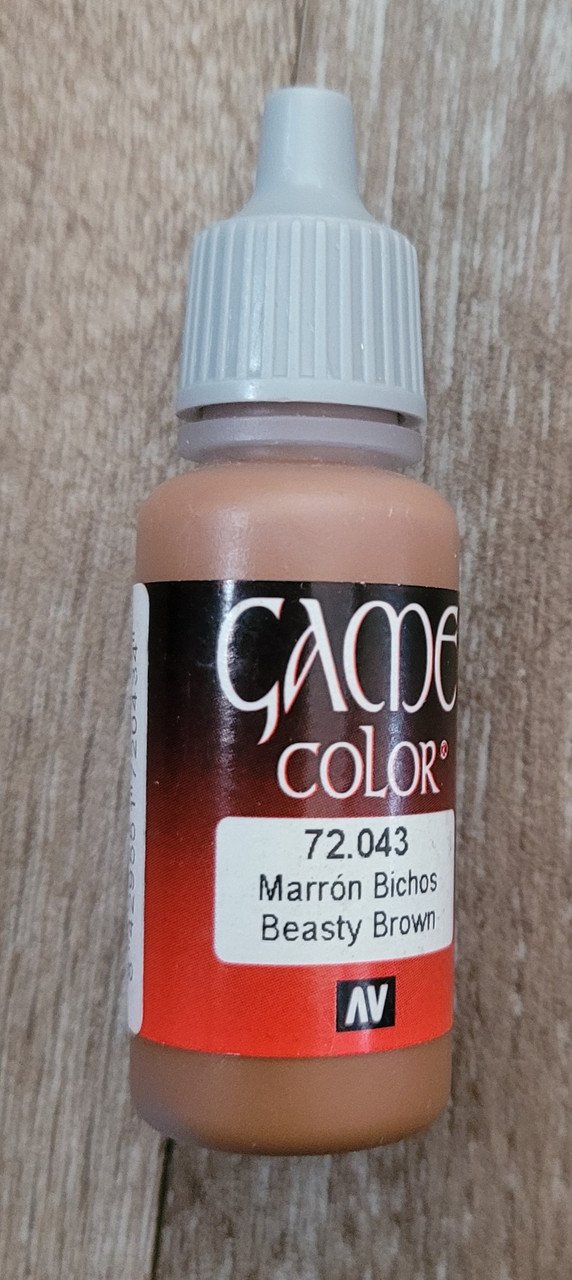 Vallejo Paint Game Color Beasty Brown 72043  (*See Per Order Flat Rate Shipping)