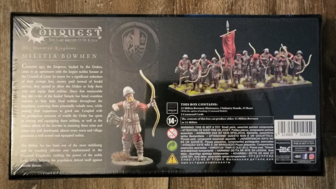 Conquest The Hundred Kingdow Bowmen (*See Per Order Flat Rate Shipping)