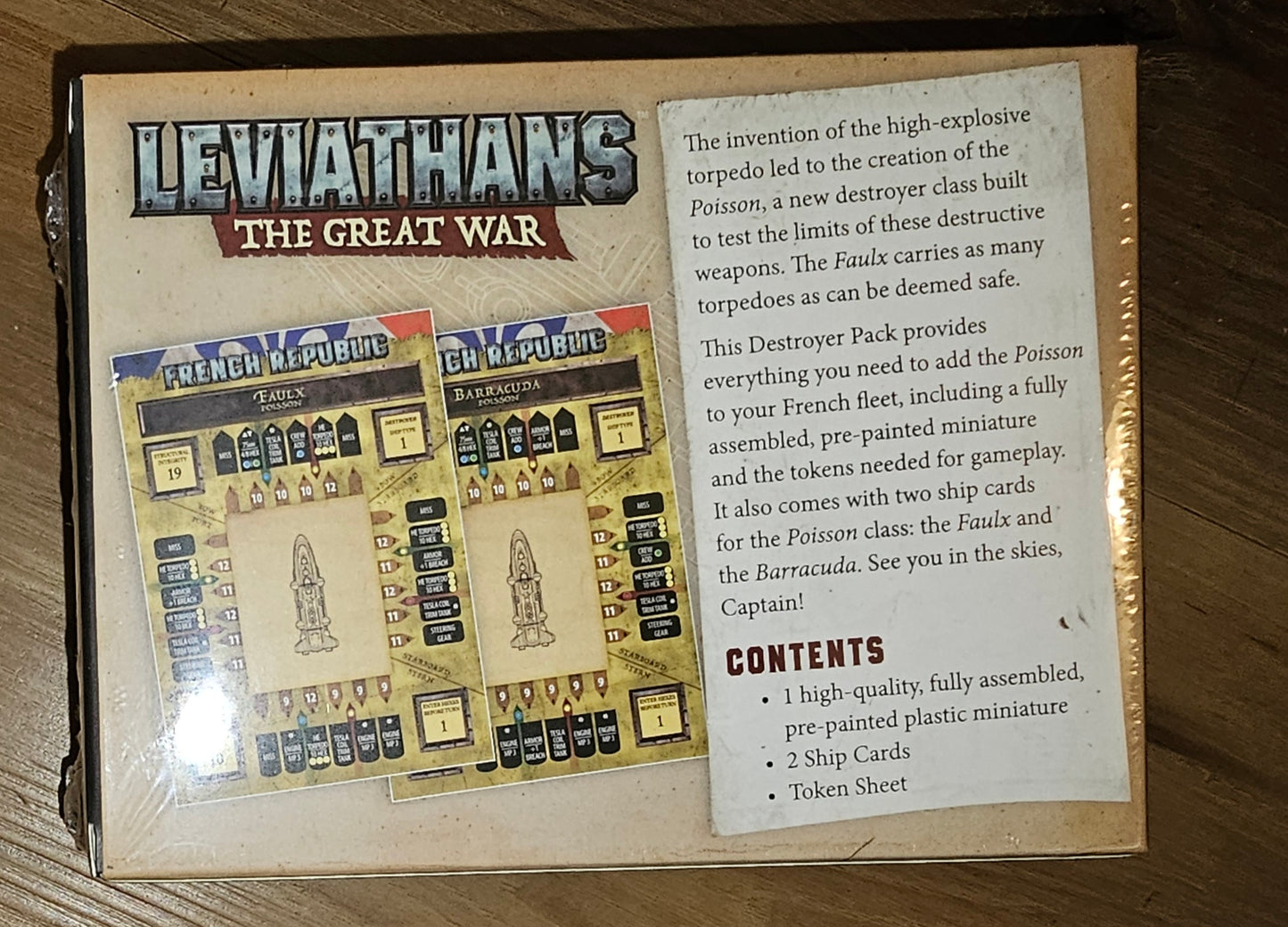 Leviathans Destroyers ship pack Poisson (French) (*See Per Order Flat Rate Shipping)