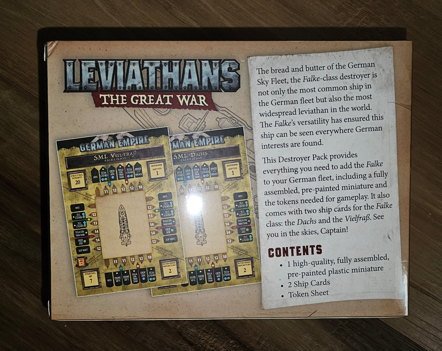 Leviathans The Great War Falke Destroyer Pack (*See Per Order Flat Rate Shipping)
