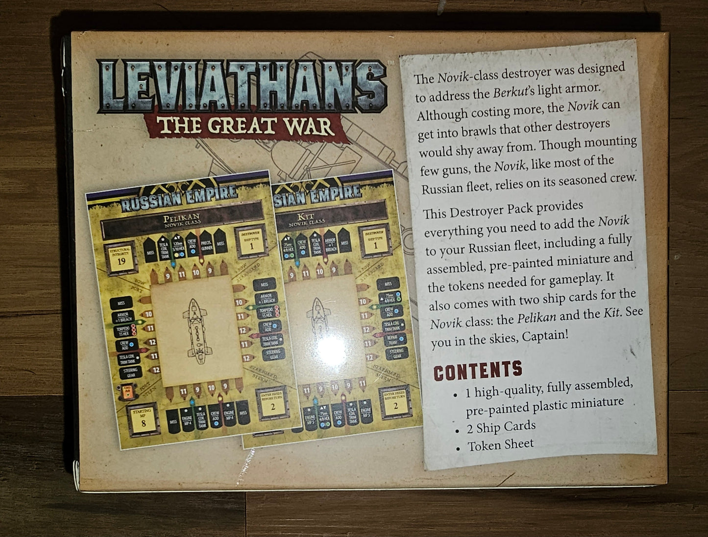 Leviathans The Great War Novik Destroyer Pack (*See Per Order Flat Rate Shipping)