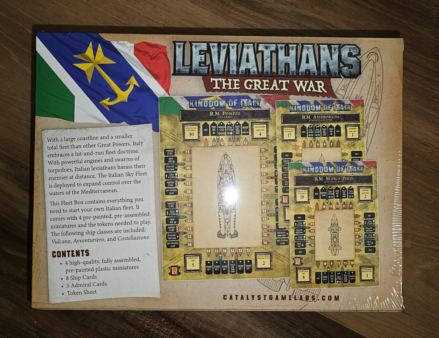 Leviathans The Great War Italian Fleet Box (*See Per Order Flat Rate Shipping)
