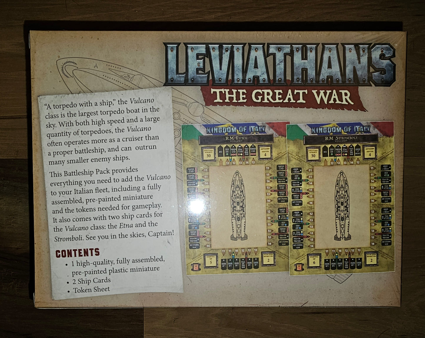 Leviathans Vulcano Battleship Pack (*See Per Order Flat Rate Shipping)