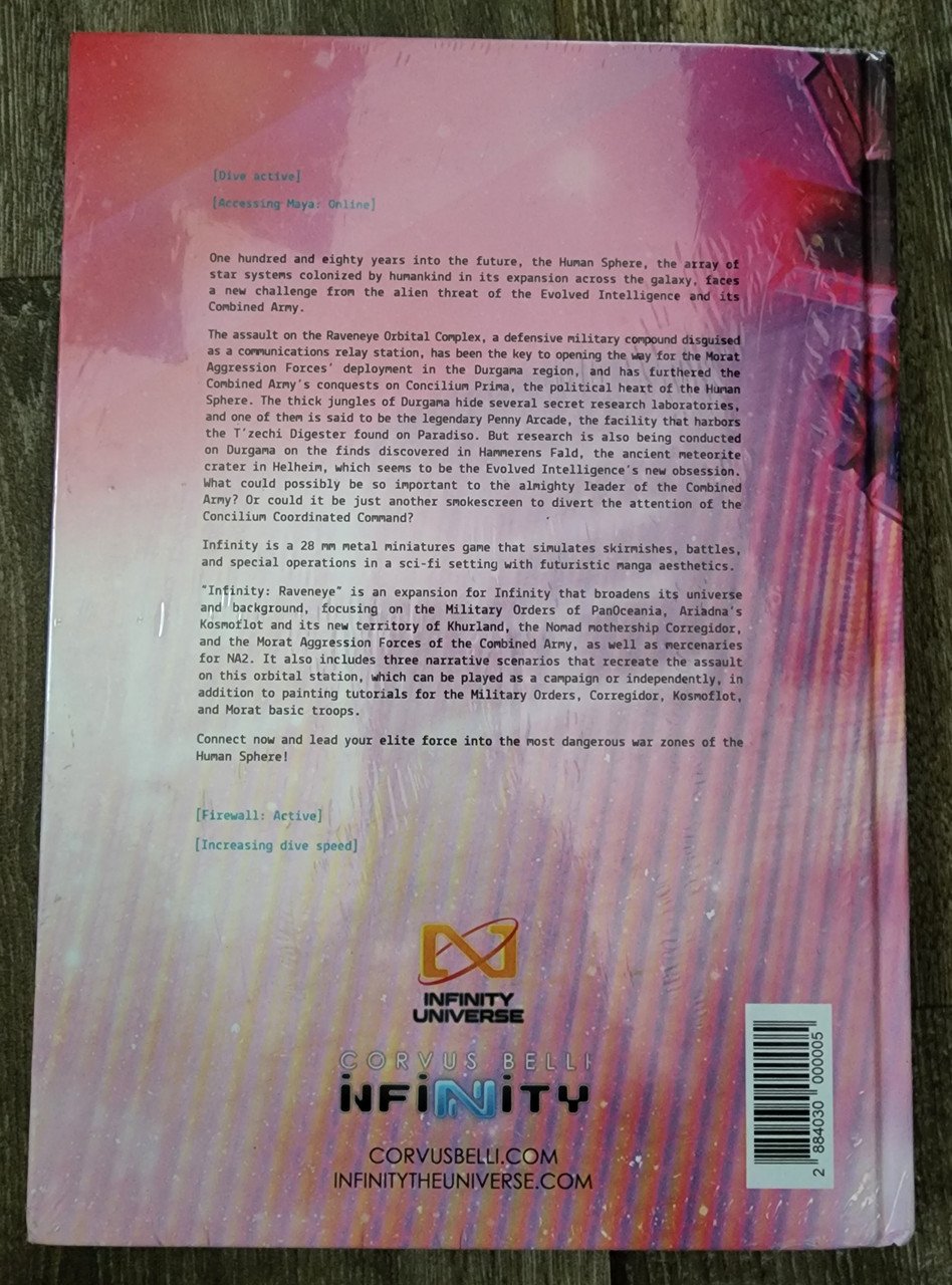 Infinity RavenEye Core Rulebook (*See Per Order Flat Rate Shipping)