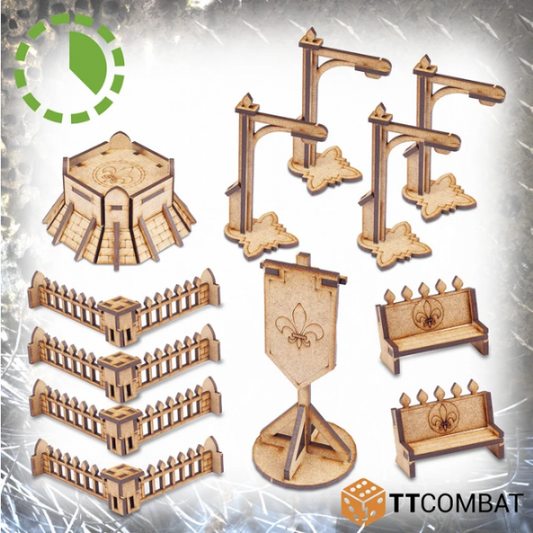 Sci-fi / Gothic Scenics Convent Accessories (*See Per Order Flat Rate Shipping)