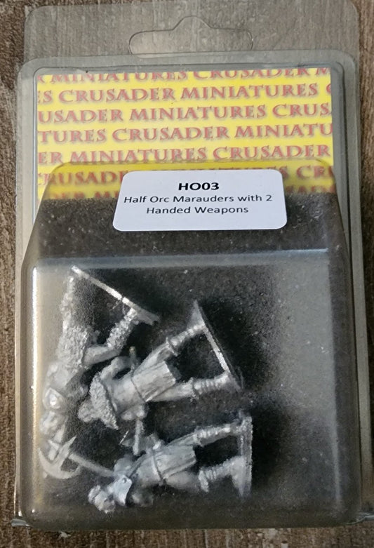 28mm Fantasy Half Orc Marauders with Handed Weasons (3) (*See Per Order Flat Rate Shipping)