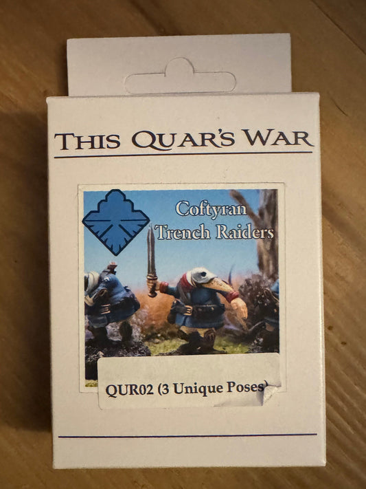 Wargames Atlantic This Quar's War Croftran Trench Raiders (*See Per Order Flat Rate Shipping)