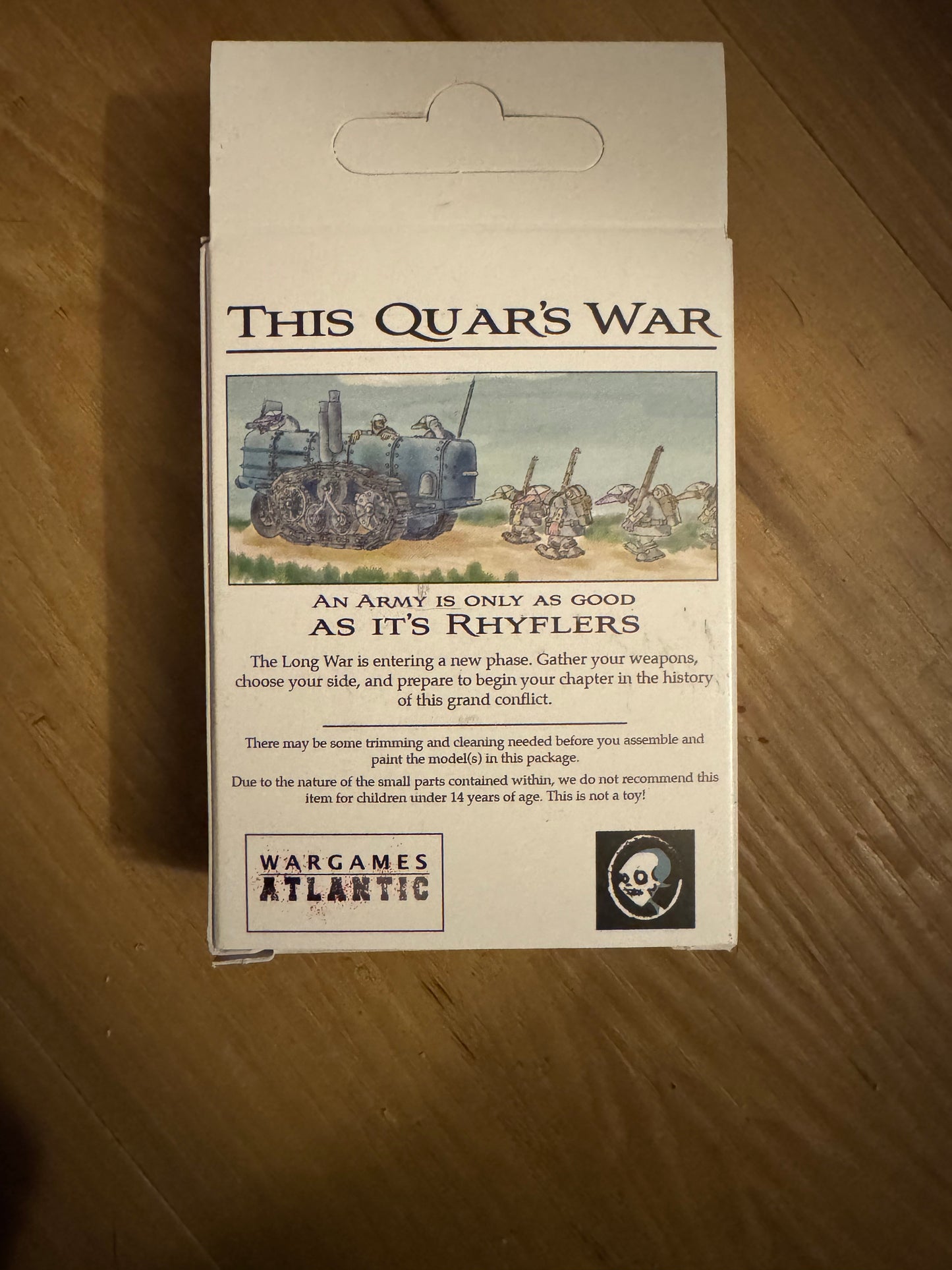 Wargames Atlantic This Quar's War Croftran Trench Raiders (*See Per Order Flat Rate Shipping)