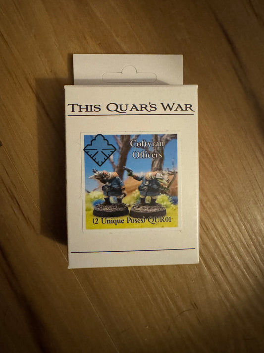 Wargames Atlantic This Quar's War Crusader Officers (*See Per Order Flat Rate Shipping)