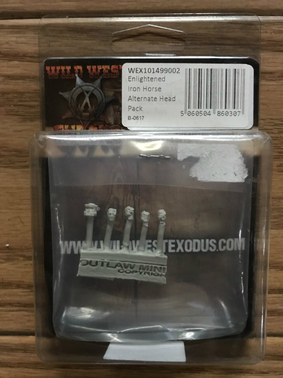 Wild West Exodus: Enlightened Iron Horse Head Pack  (*See Per Order Flat Rate Shipping)