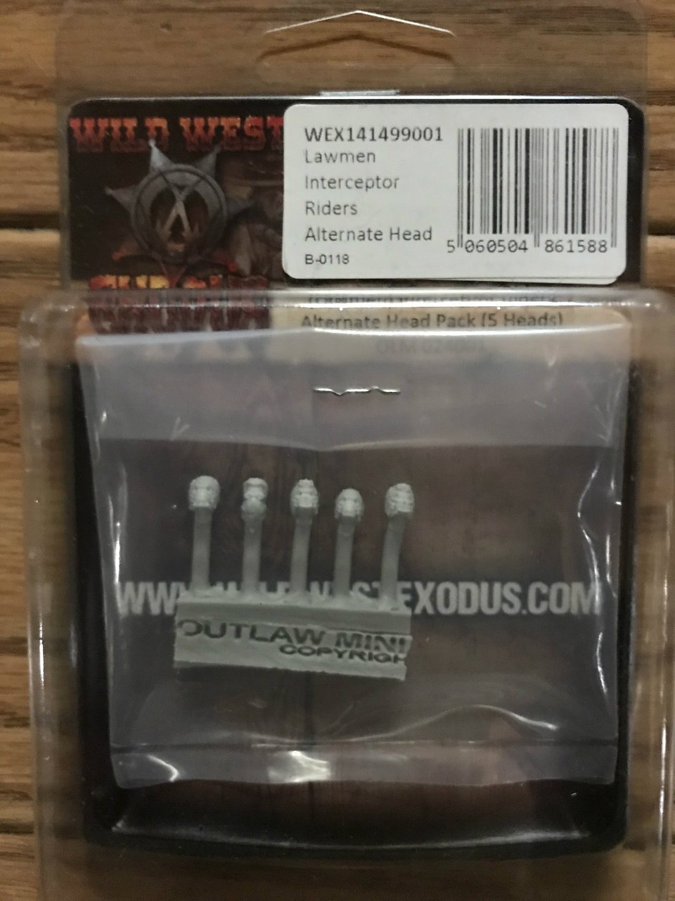Wild West Exodus: Lawmen Interceptor Riders Head Pack (*See Per Order Flat Rate Shipping)