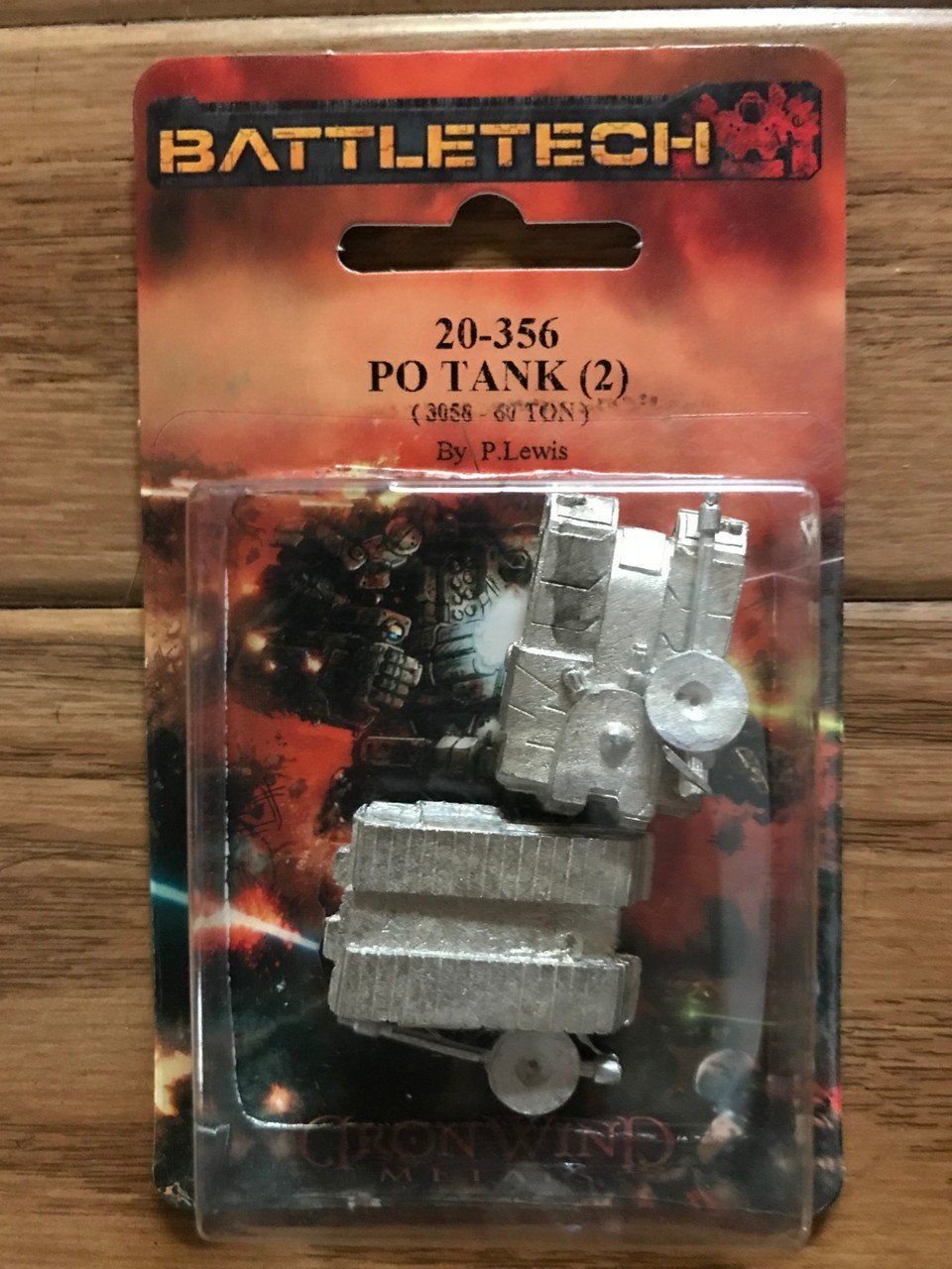 Battletech 20-356 Po Heavy Tank (2) (*See per order Flat rate Shipping)