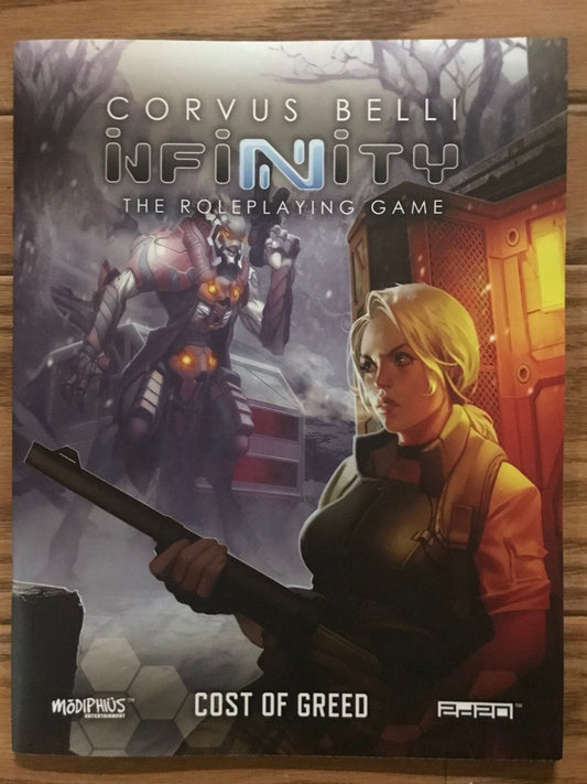 Infinity RPG: Cost of Greed 050230 (*See Per Order Flat Rate Shipping)