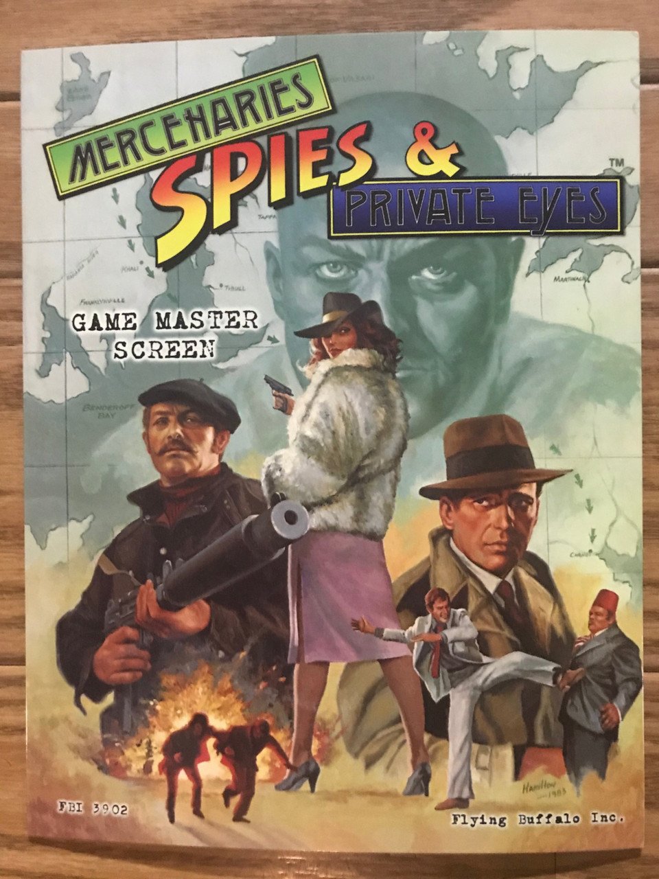 Mercenaries Spies & Private Eyes RPG: GM Screen (*See Per Order Flat Rate Shipping)