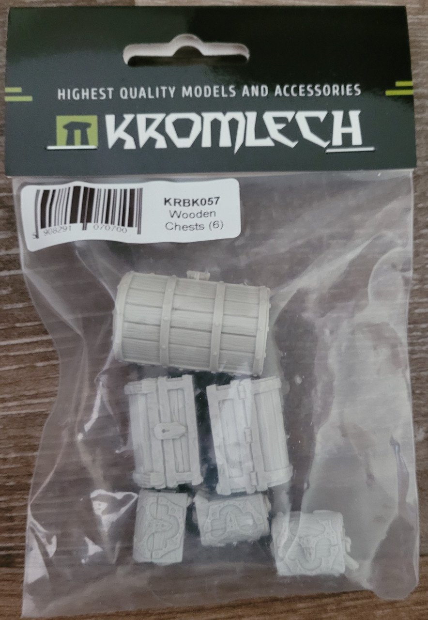 Kromlech Conversion Bitz Wooden Chests (6) (*See Per Order Flat Rate Shipping)